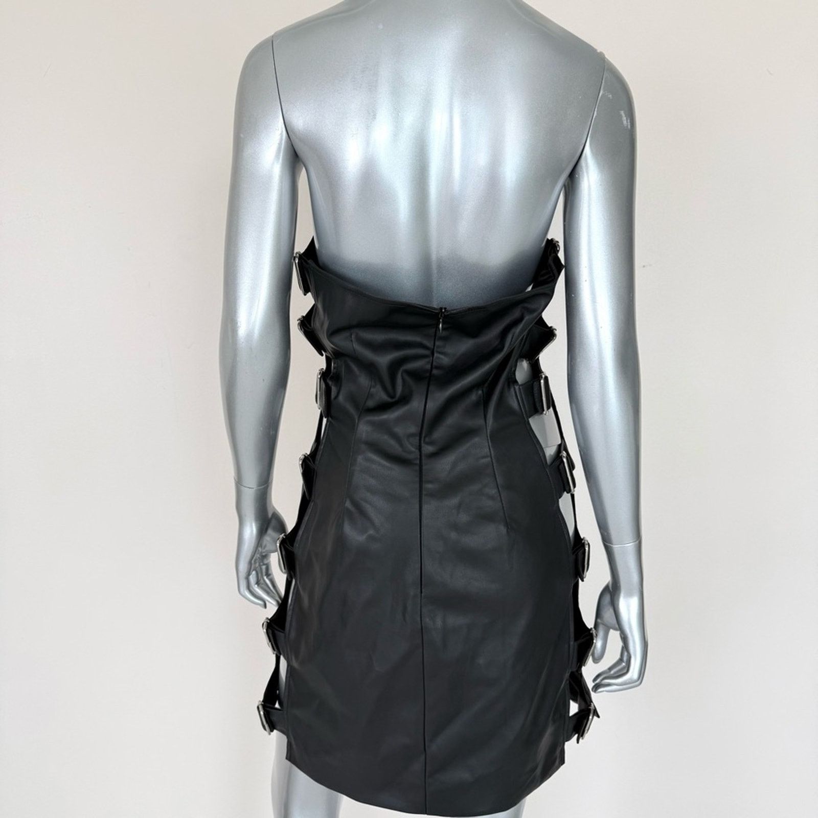 Other NEW!!! Women faux leather dress size L European brand Size L / US 10 / IT 46 - 5 Thumbnail