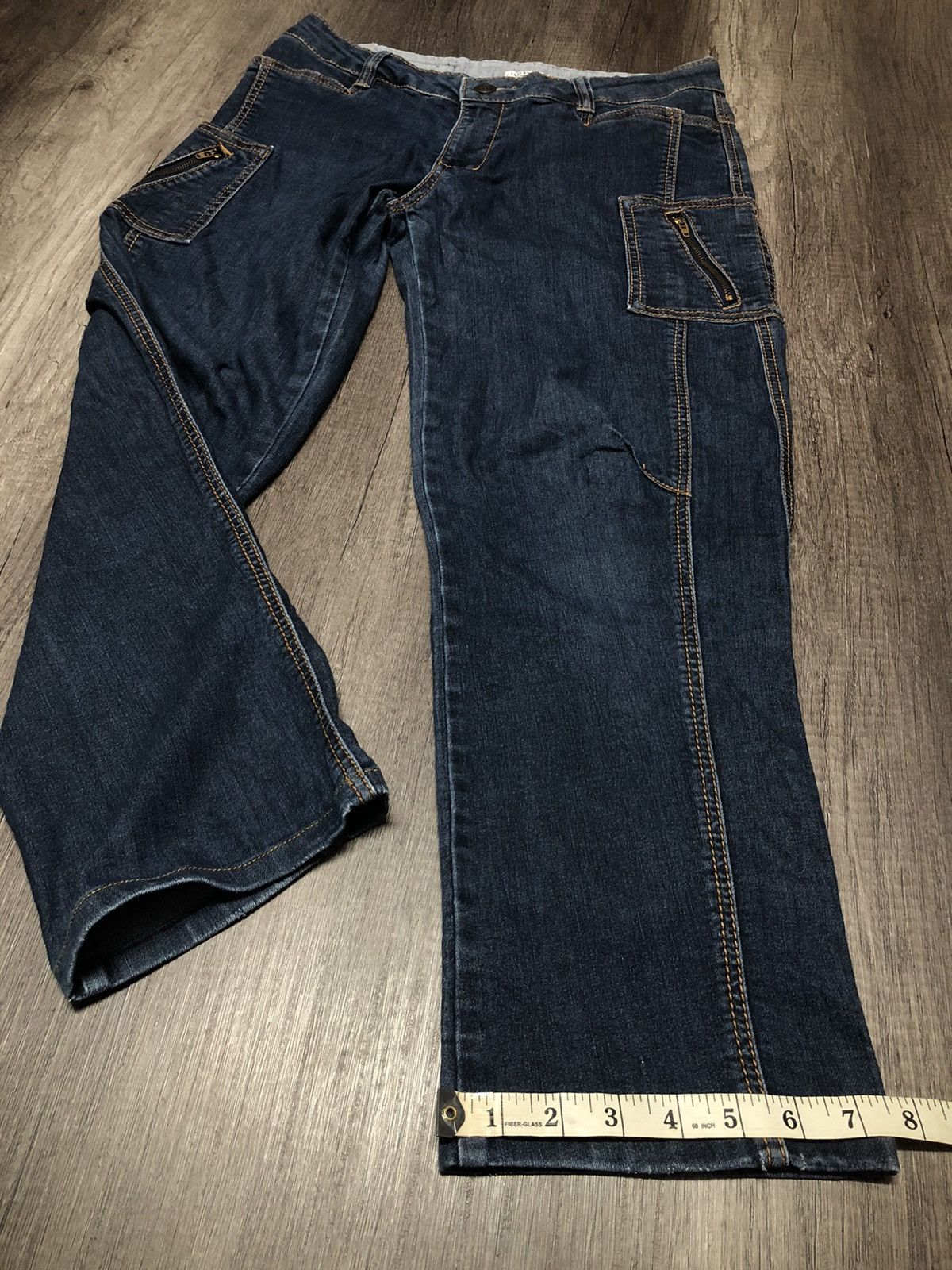 Designer × Japanese Brand Lui Chantant Multi Pocket Jeans Cargo Style Unisex Design Size US 32 / EU 48 - 7 Thumbnail