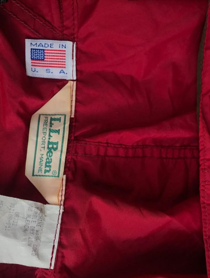 L.L. Bean 1990's Vintage LL Bean Anorak Jacket Size US S / EU 44-46 / 1 - 9 Thumbnail