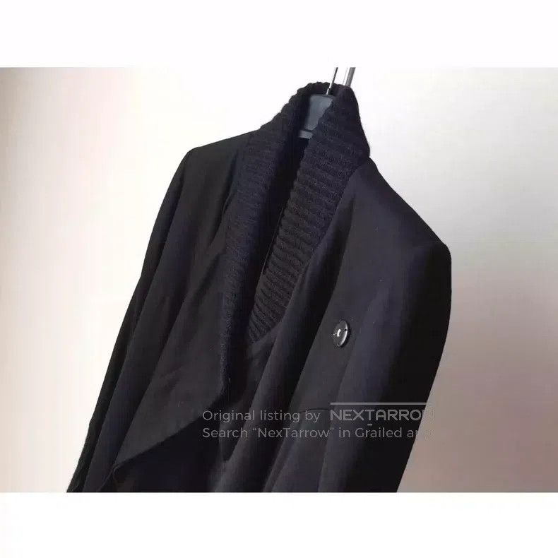 Ann Demeulemeester Ann Demeulemeester Size S wool collared outerwear for wome Size S / US 4 / IT 40 - 4 Thumbnail