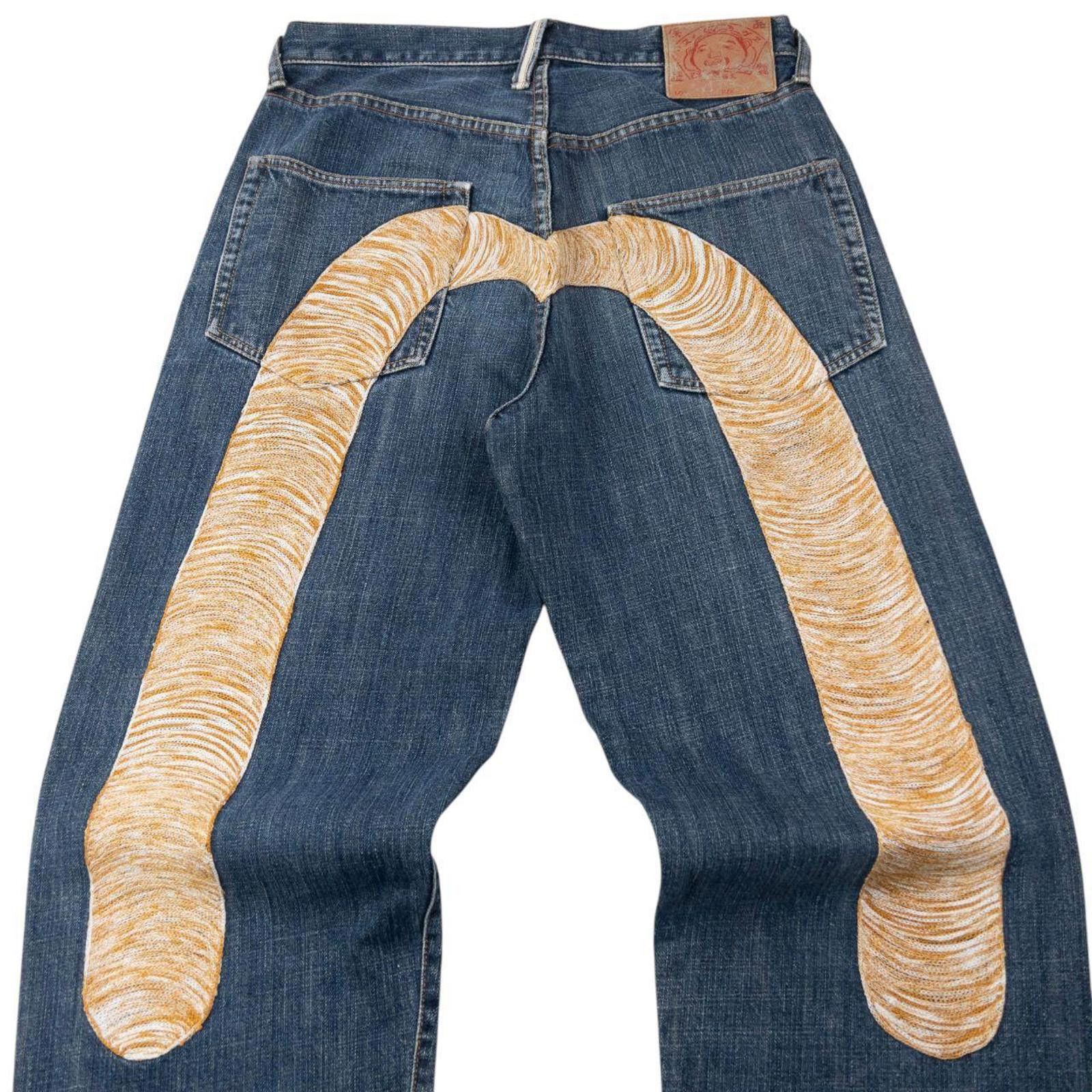 Evisu Vintage 2000s Evisu Embroidered Daicock Denim Jeans Size W30 Size US 30 / EU 46 - 7 Thumbnail
