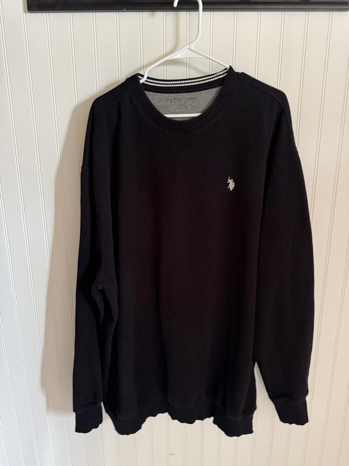 U.S. Polo Assn. U.S. Polo Assn. Black Crewneck Sweatshirt Size 2XL Tall Size US XXL / EU 58 / 5 - 1 Thumbnail