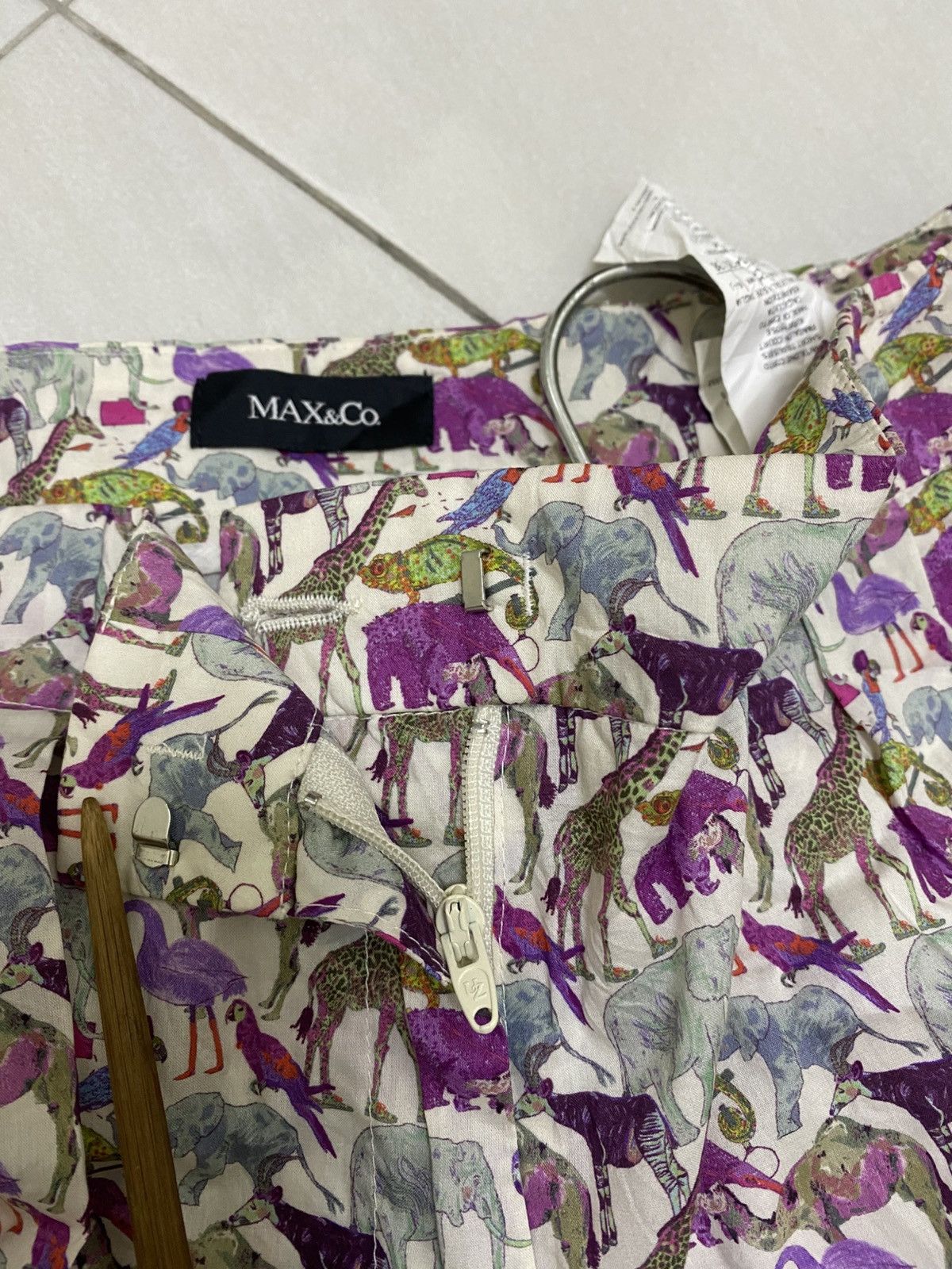 MAX&Co. × Max Mara MAX&Co. by MAXI MARA Fauna design Skirt Size 28" / US 6 / IT 42 - 11 Thumbnail