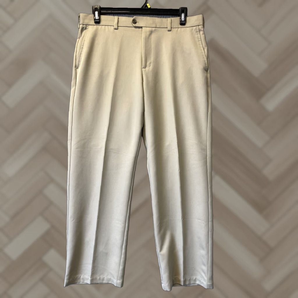 Izod VINTAGE IZOD Golf Pants Mens 34x30 Khaki Casual Lightweight /124-10 Size US 34 / EU 50 - 1 Thumbnail