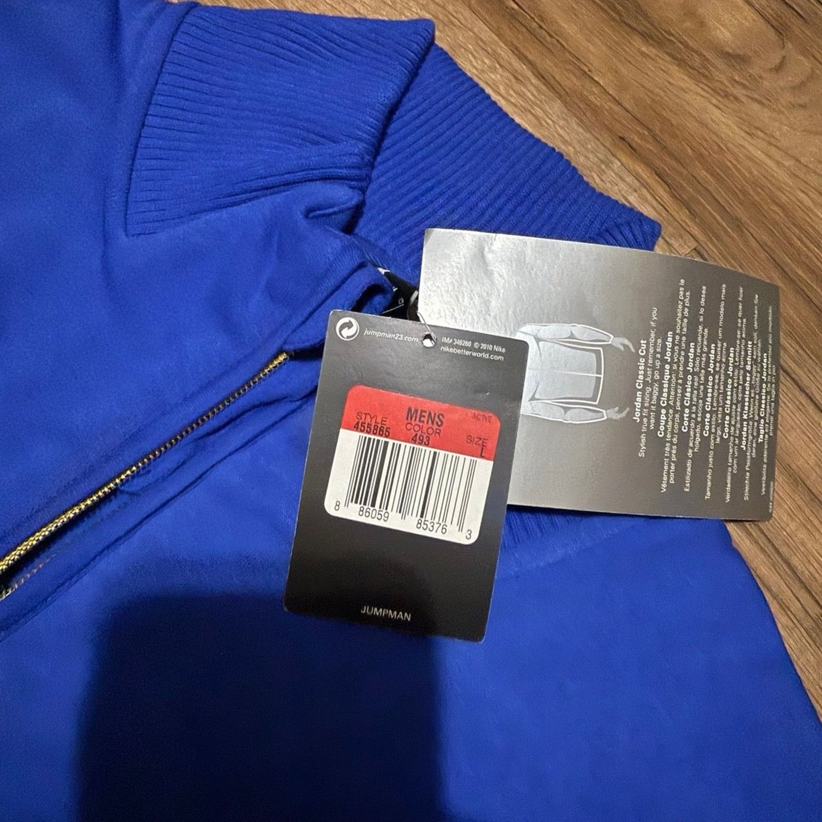 Jordan Brand 2010 Air Jordan Laney Zip Up Sweatshirt Size US L / EU 52-54 / 3 - 7 Thumbnail