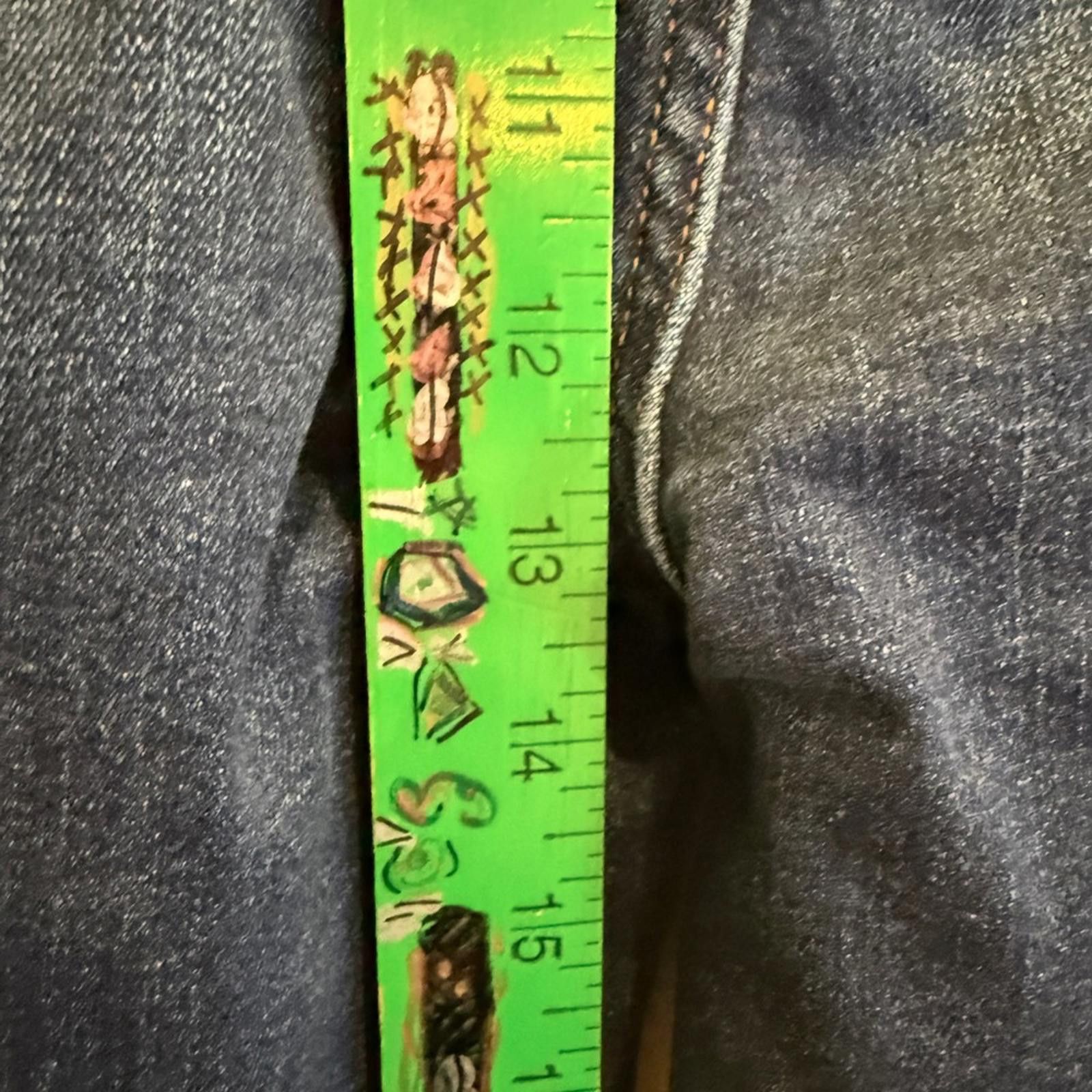 Free People We The Free Jayde Crop Flare Night Sky Wash Jeans sz 28 Size 28" / US 6 / IT 42 - 12 Thumbnail