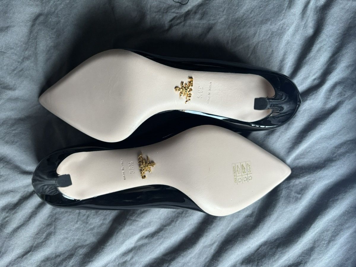 Prada Prada Black Patent Leather Pumps - Brandnew condition Size US 7.5 / IT 37.5 - 5 Thumbnail