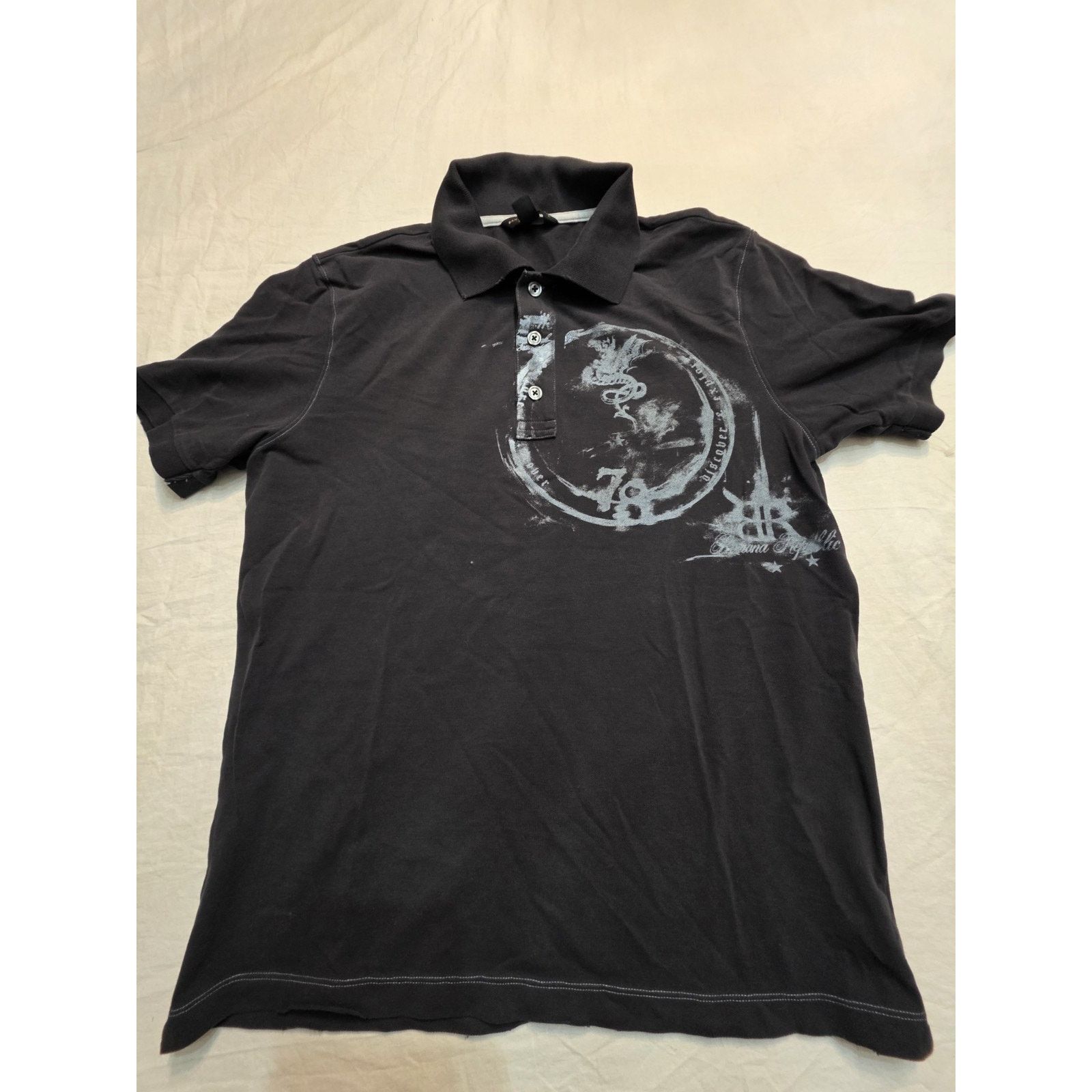 Banana Republic Banana Republic Surf Style Men's Size Medium 3 Button Black Size US M / EU 48-50 / 2 - 1 Thumbnail