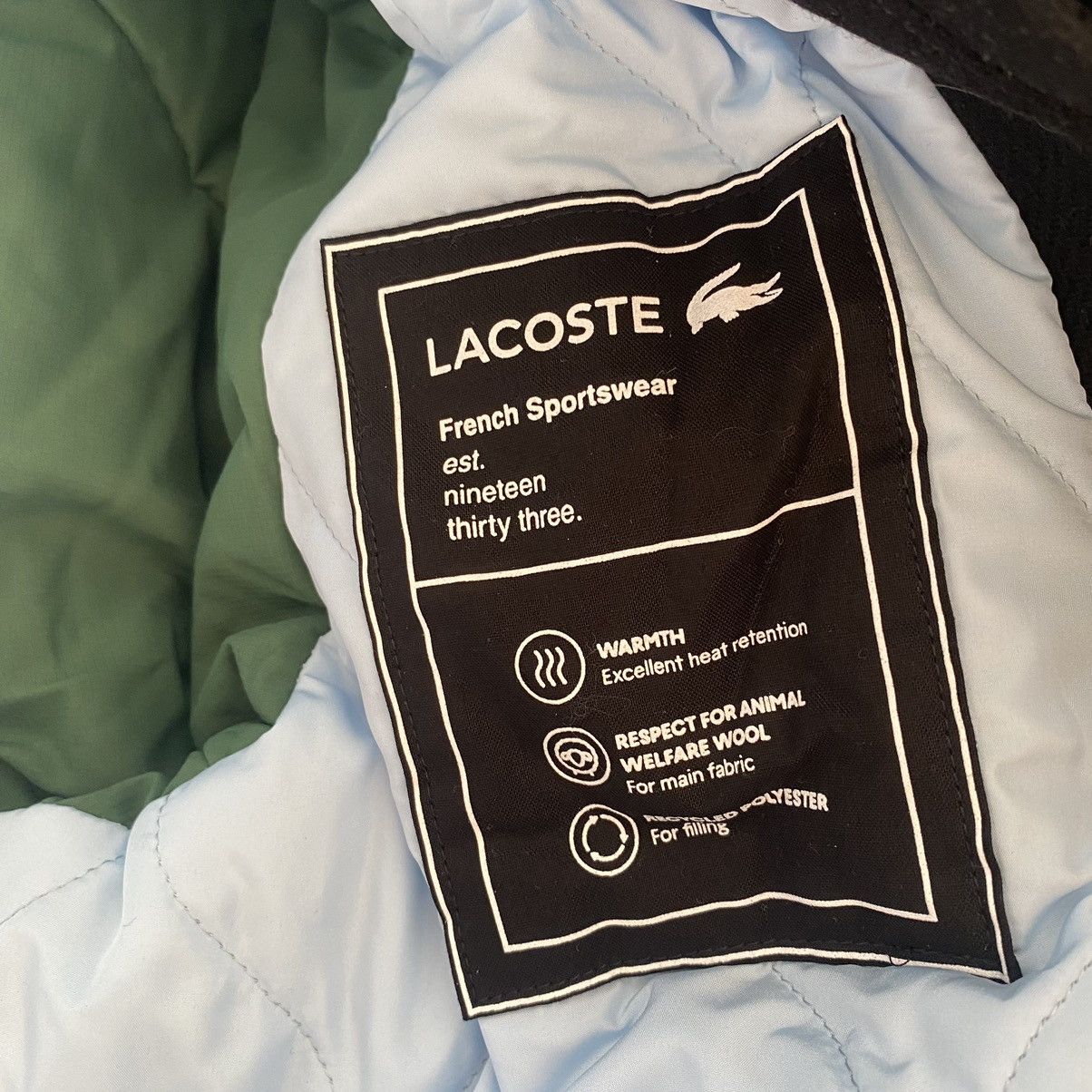 Lacoste Lacoste Varsity Letterman Wool Bomber Jacket Patch Vintage Size US M / EU 48-50 / 2 - 11 Thumbnail