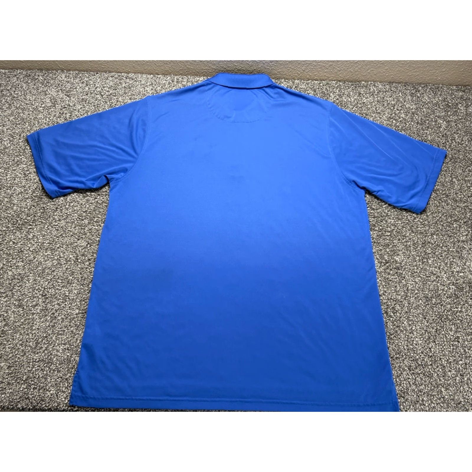 Vintage Donald Ross Golf Polo Shirt Mens 2XL Royal Blue Solid Performance Size US XXL / EU 58 / 5 - 3 Thumbnail