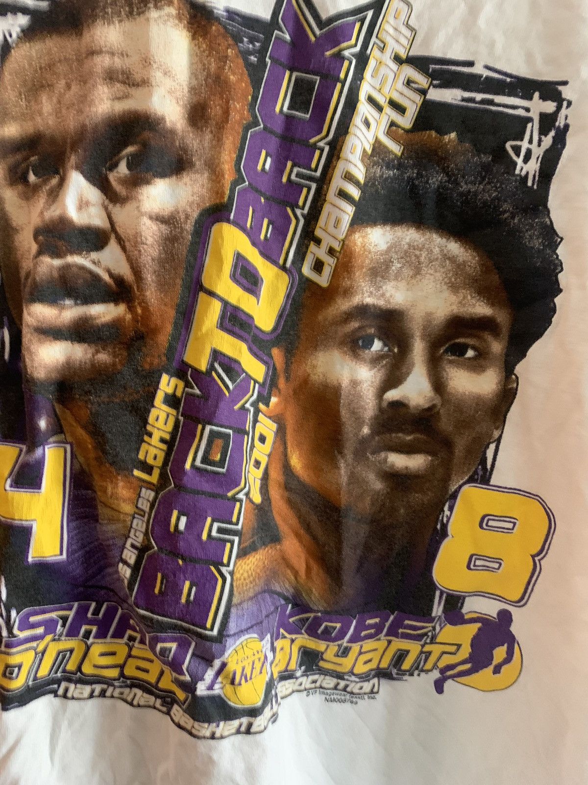 NBA × Vintage Men’s vintage Kobe and Shaq tee Size US XL / EU 56 / 4 - 2 Thumbnail
