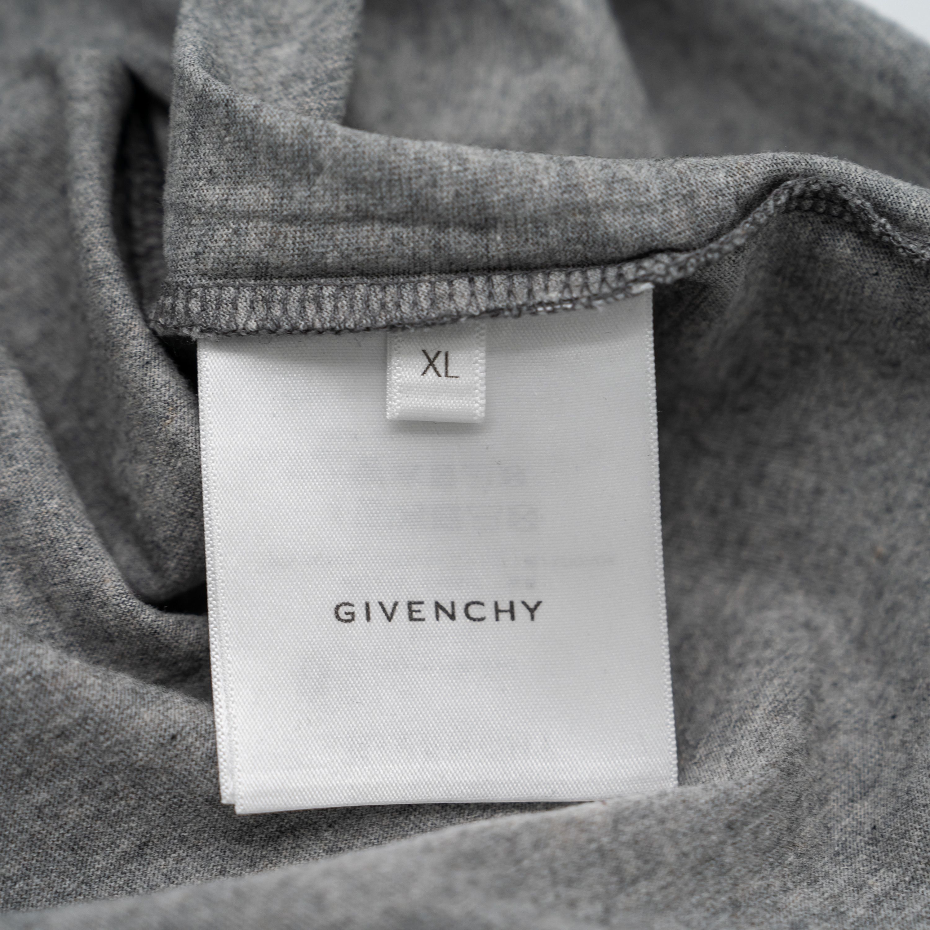 Givenchy XL Givenchy Floral Graphic Faded Grey T-Shirt Size US XL / EU 56 / 4 - 5 Thumbnail