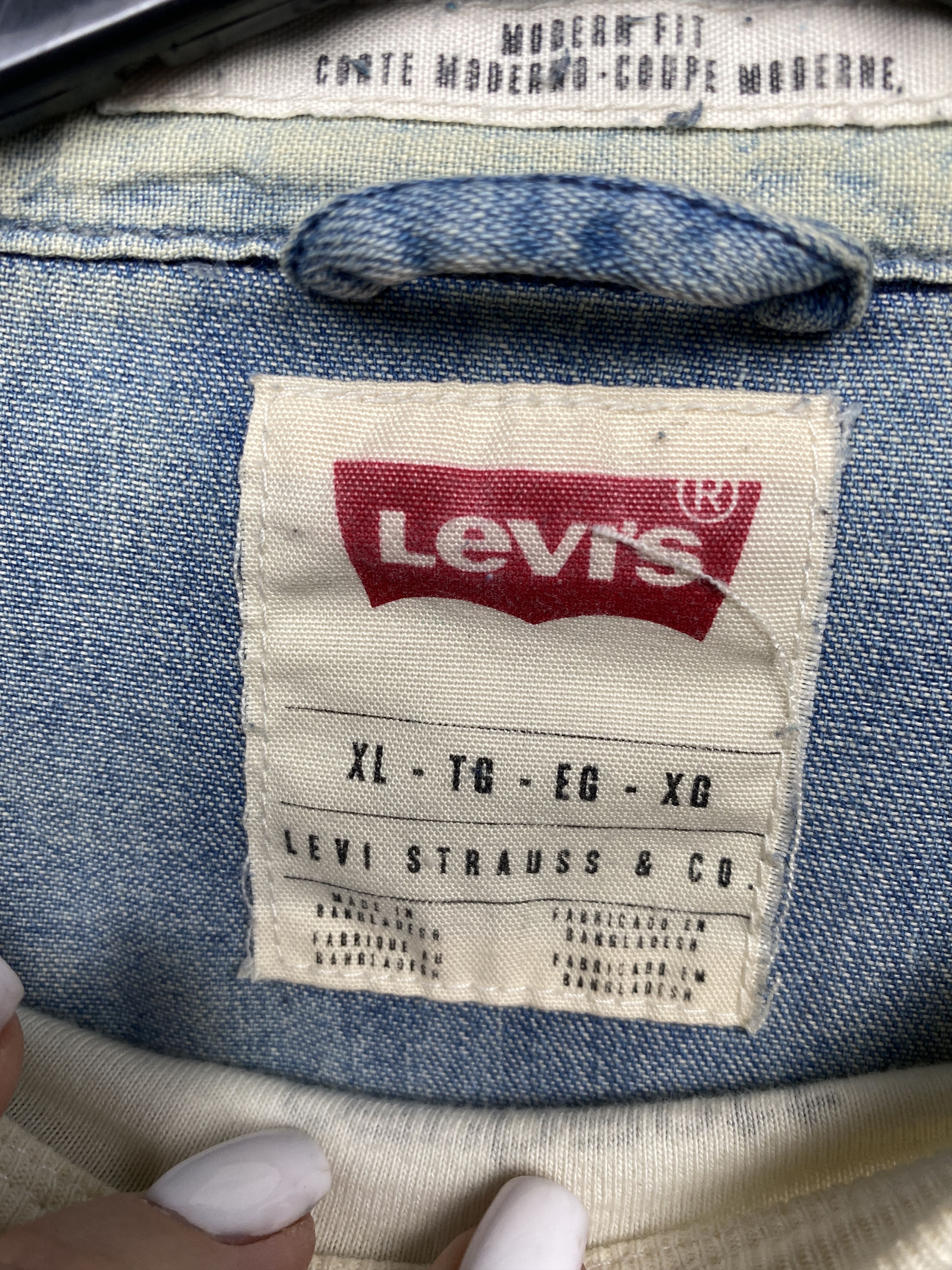 Levi's Levi's Vintage Mens Jeans Denim Shirt Size US XL / EU 56 / 4 - 5 Thumbnail