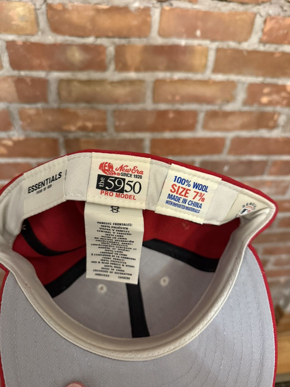 Essentials × New Era Fear of God Essentials New Era 59FIFTY Size ONE SIZE - 5 Thumbnail