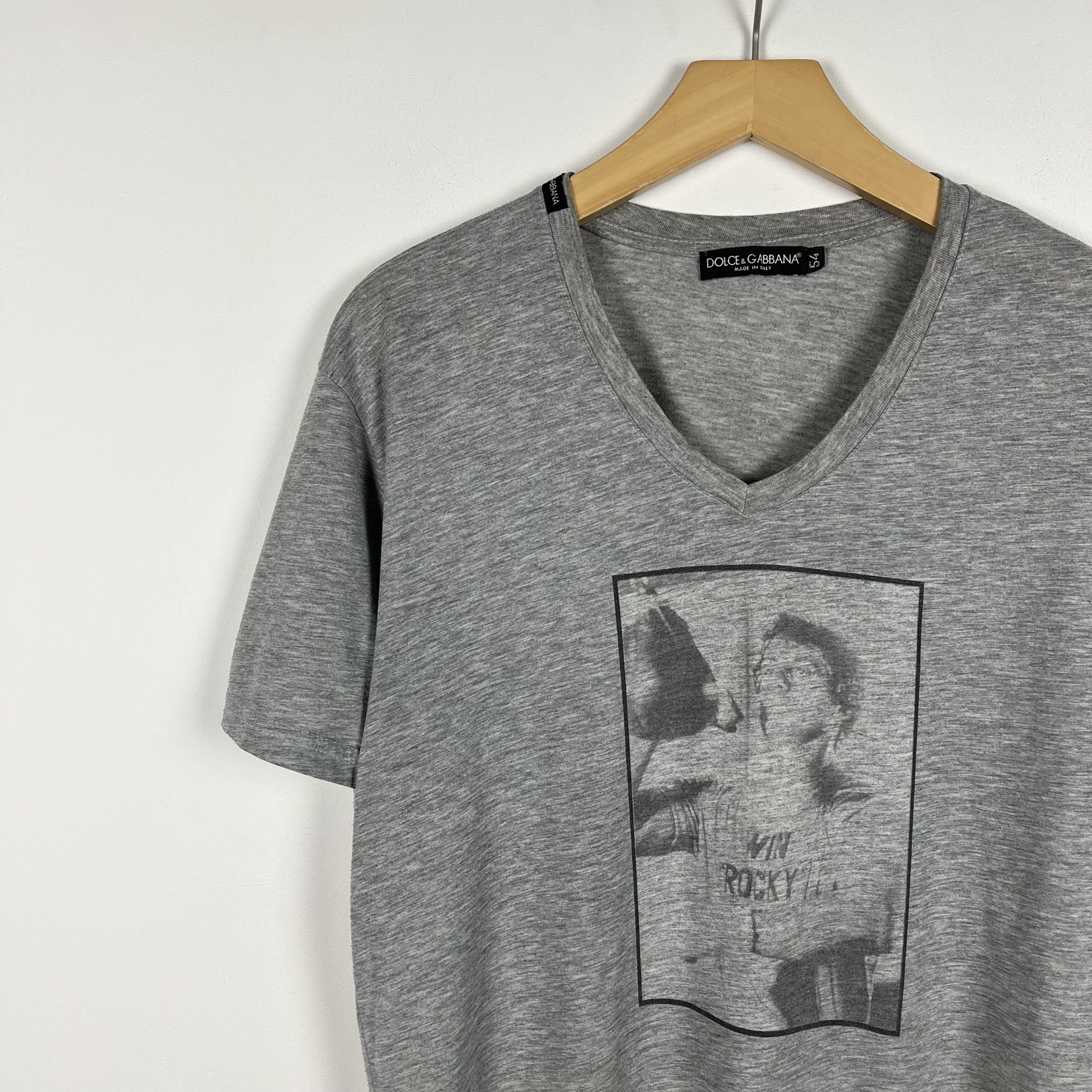 Dolce & Gabbana Vintage Dolce & Gabbana Rocky Balboa Y2K T Shirt 00’s Size US L / EU 52-54 / 3 - 5 Thumbnail