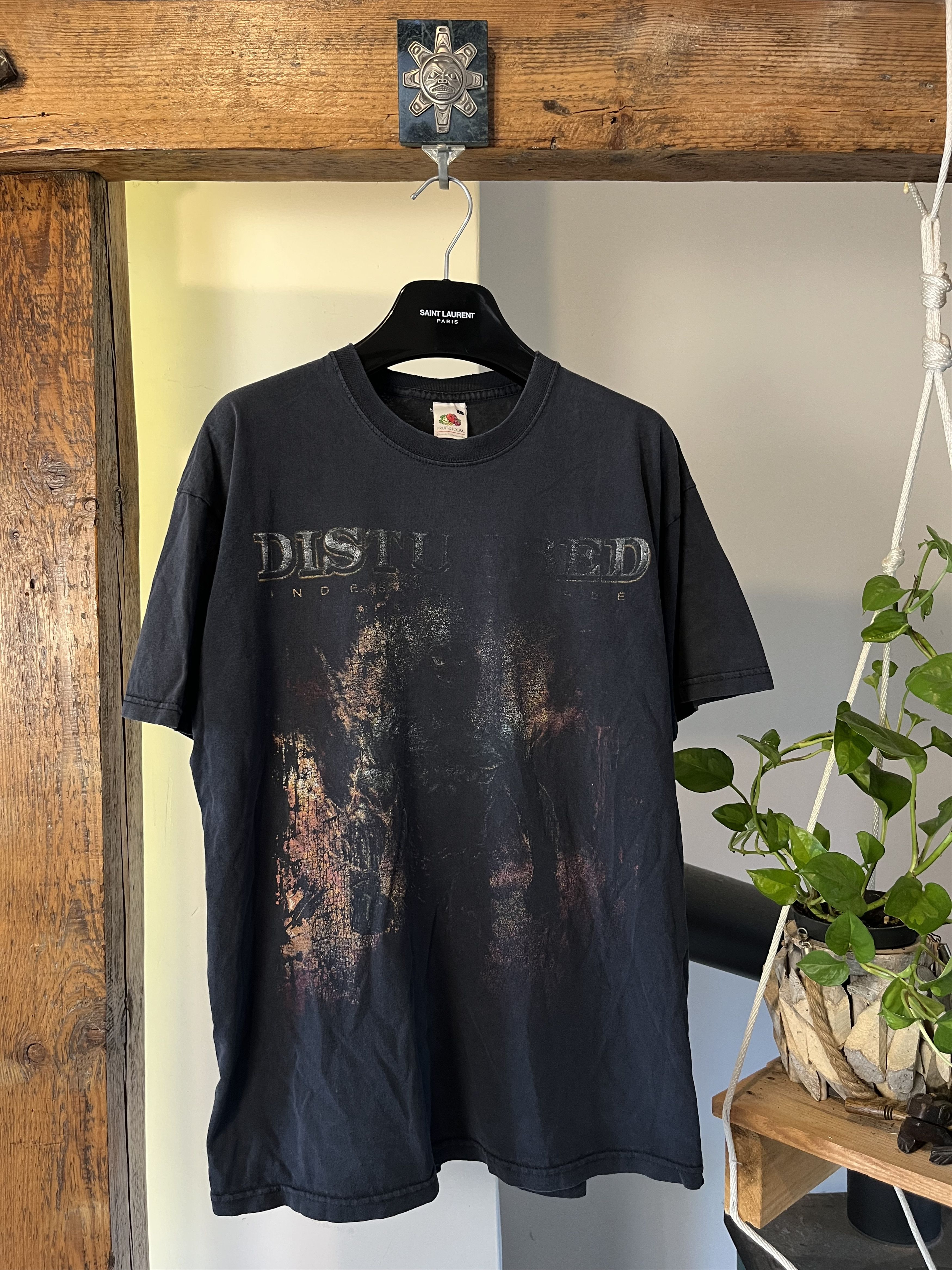 Band Tees Vintage Disturbed Distressed Sun Faded T Shirt Metal Band Size US L / EU 52-54 / 3 - 1 Thumbnail
