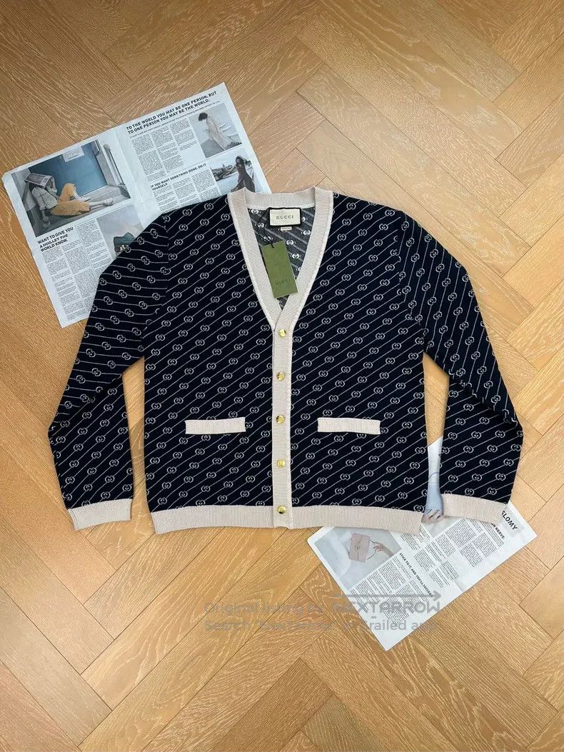 Gucci Gucci Full-print logo interlocking double G oblique stripe Size US L / EU 52-54 / 3 - 1 Thumbnail