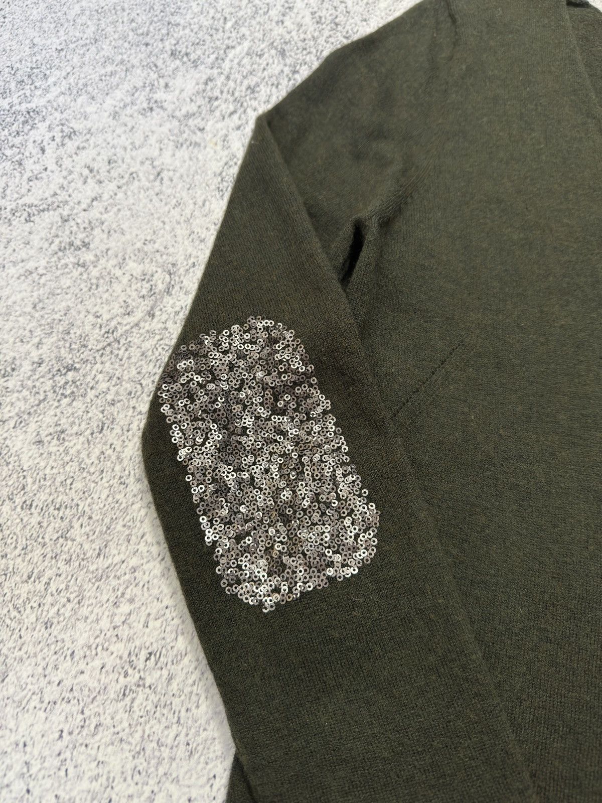 Zadig & Voltaire Zadig & Voltaire Nosfa Patch Cashmere Blend V-Neck Sweater Size M / US 6-8 / IT 42-44 - 3 Thumbnail