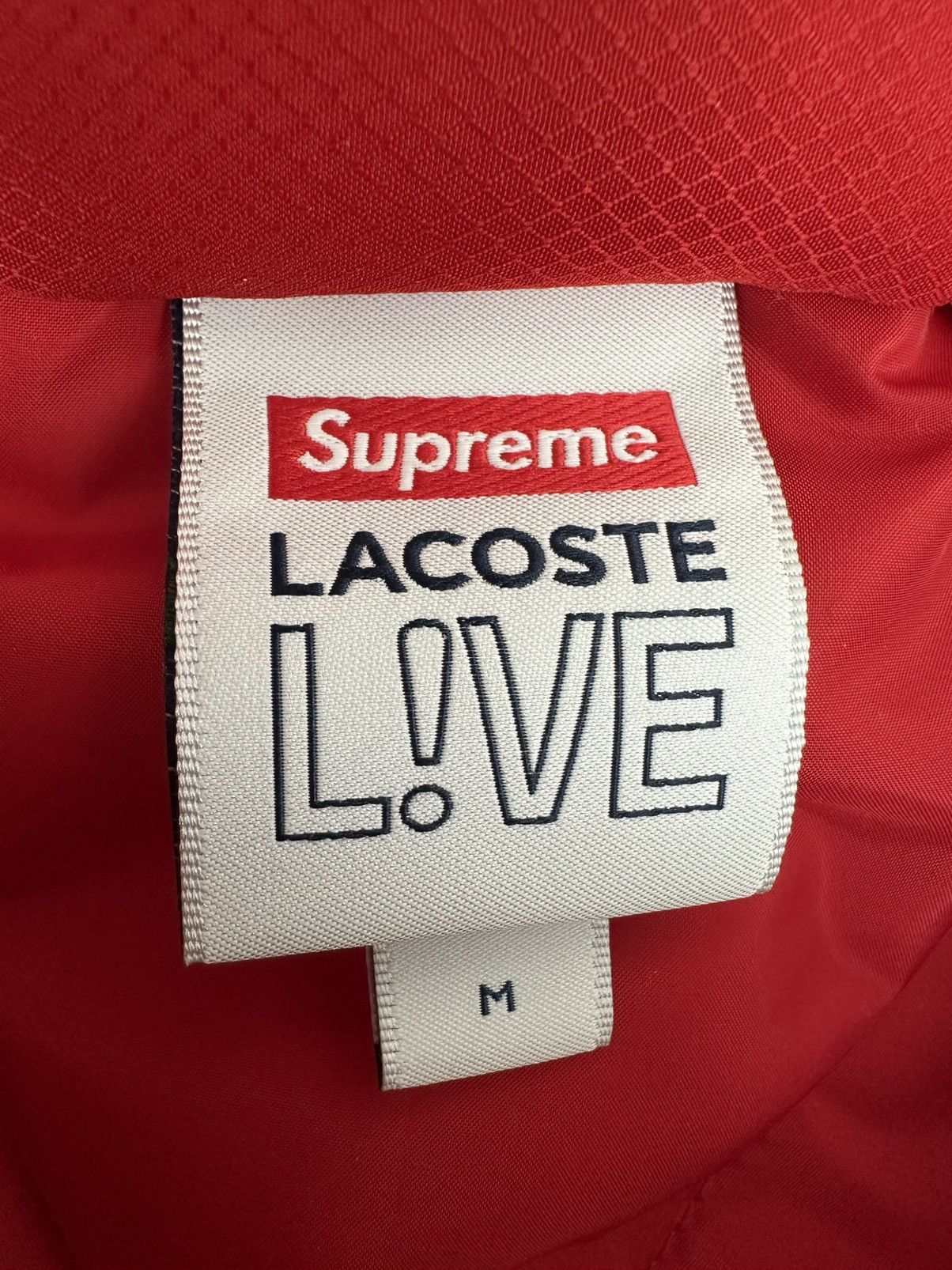 Lacoste × Supreme Supreme LACOSTE Puffy Half Zip Pullover Red Medium Size US M / EU 48-50 / 2 - 4 Thumbnail