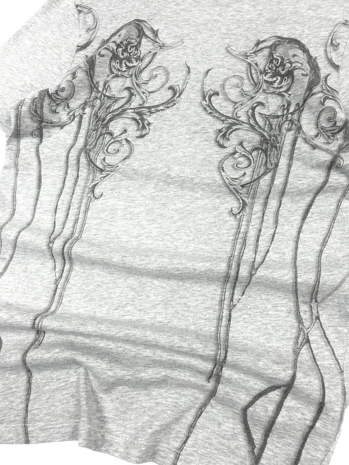 Versace Avant Grade Versace Collection Printed Graphic Tee gray y2k Size US S / EU 44-46 / 1 - 3 Thumbnail