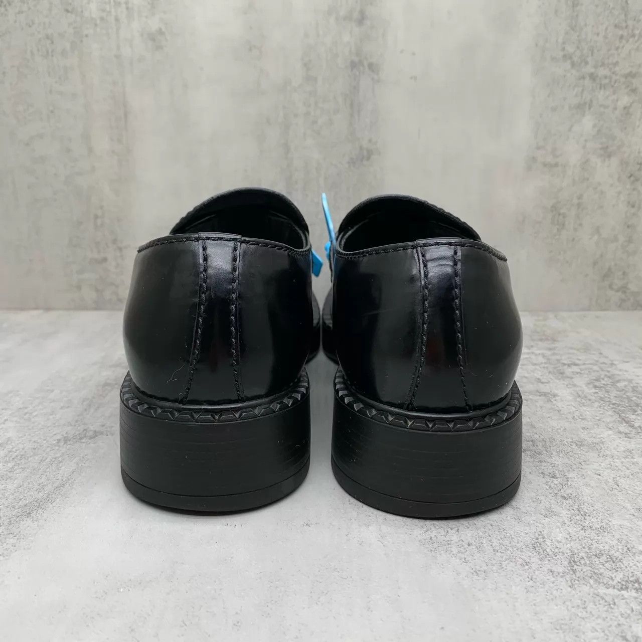 Prada Prada Black Triangle Logo Loafer 41 98 New Size US 8 / EU 41 - 5 Thumbnail