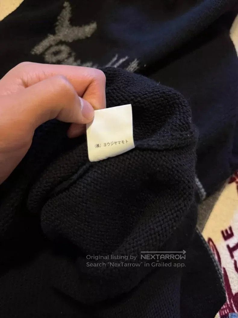 Yohji Yamamoto Yohji Yamamoto BlackScandal Paint Slogan Sweater Size US L / EU 52-54 / 3 - 6 Thumbnail