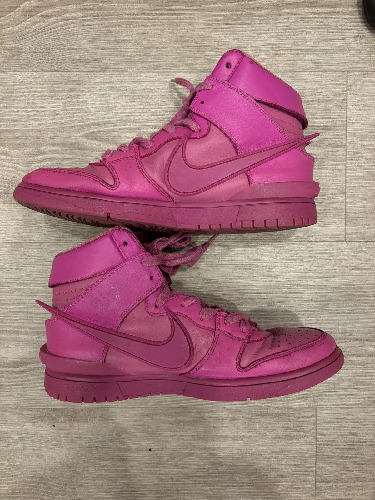 Ambush Design × Nike Nike Dunk High AMBUSH Active Fuchsia Size US 11 / EU 44 - 3 Thumbnail