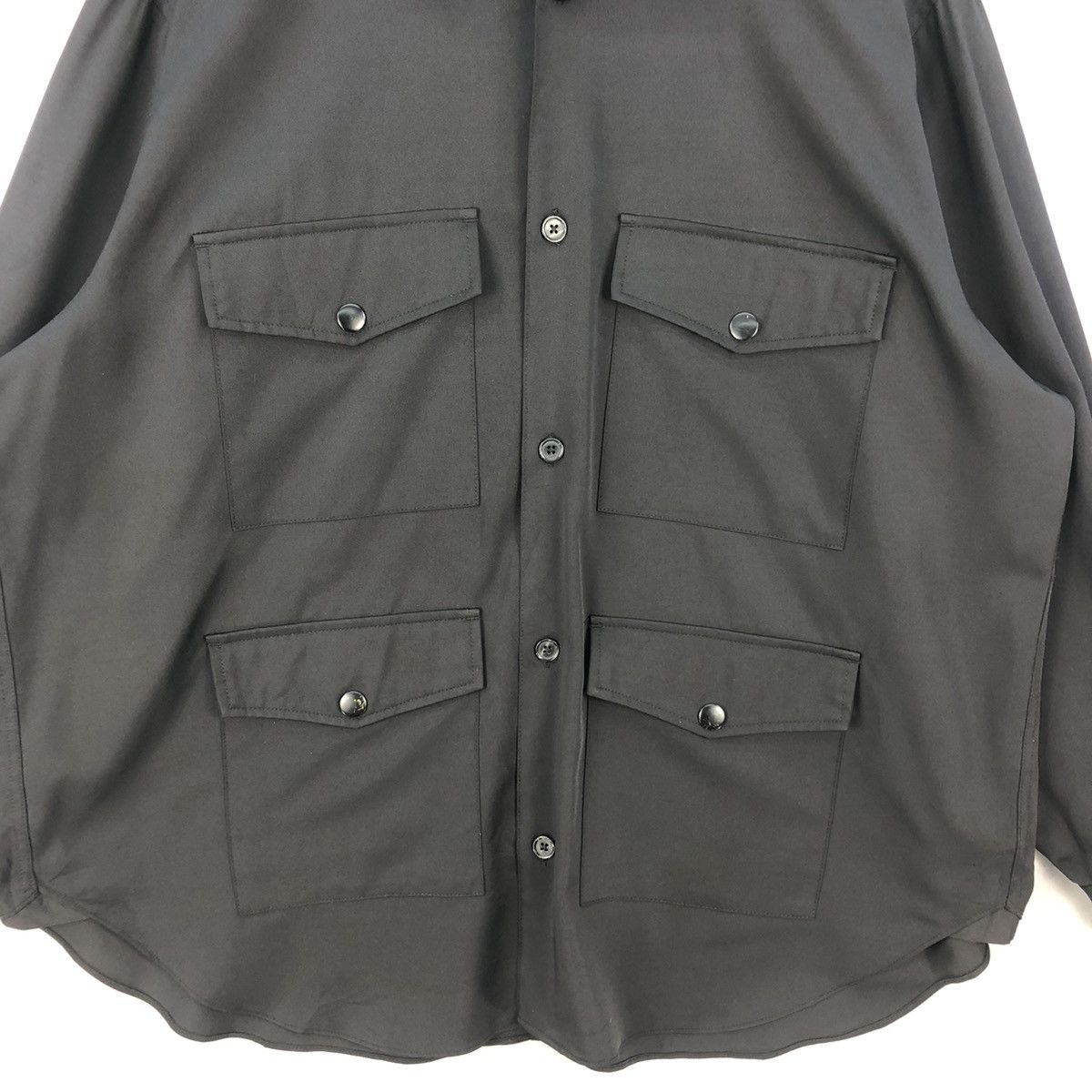 semanticdesign Semanticdesign Cargo Shirt Yohji Style Button Up - Baggy Fit Size US M / EU 48-50 / 2 - 7 Thumbnail
