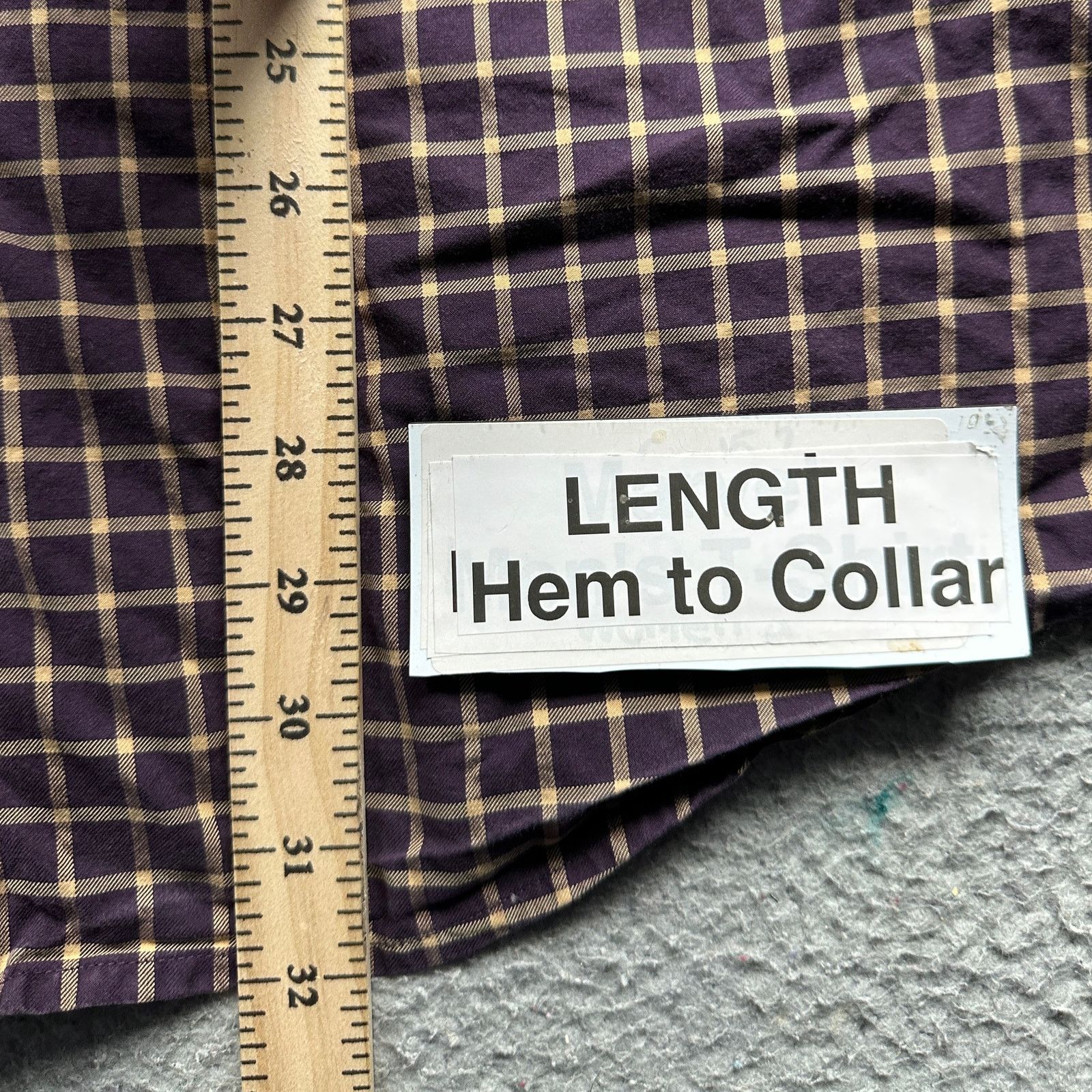 Orvis Orvis Check Windowpane Plaid Purple Button Shirt Mens XL Size US XL / EU 56 / 4 - 6 Thumbnail