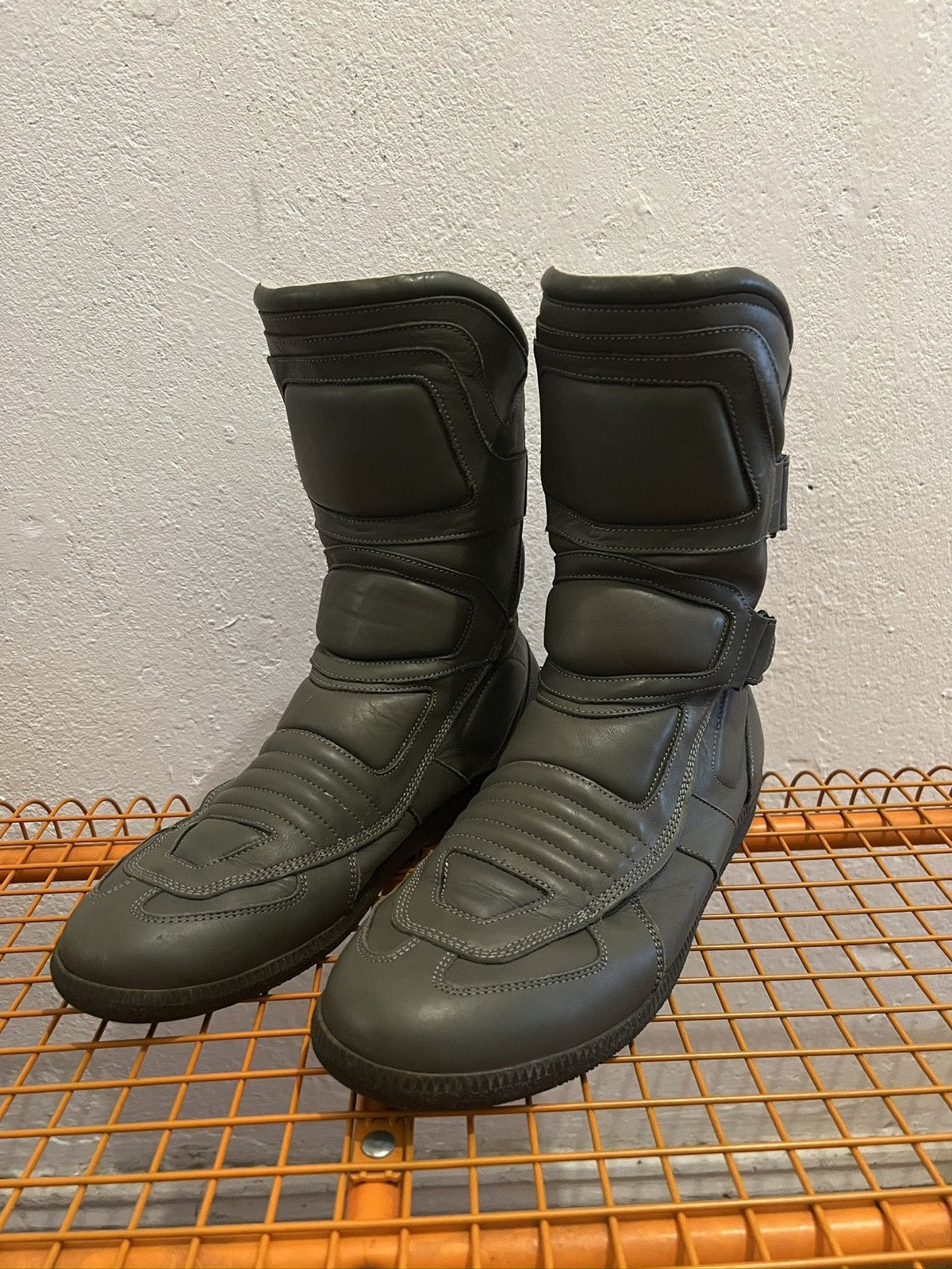 Maison Margiela Maison Martin Margiela Speed Bike Grey Leather 
