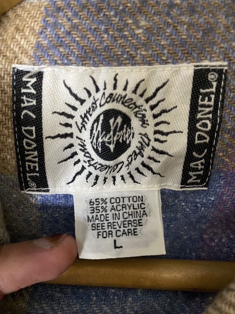 Flannel × Vintage Vintage Mac Donel Flannel Size US L / EU 52-54 / 3 - 18 Thumbnail