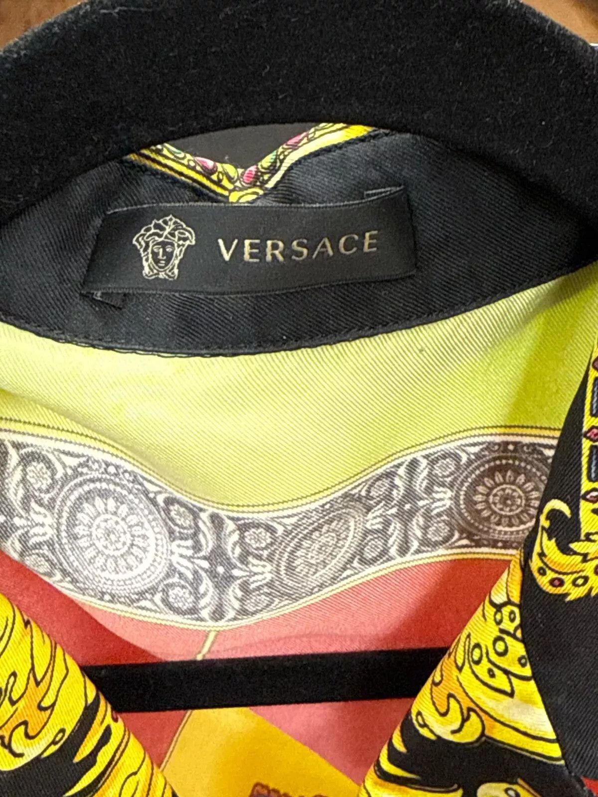 Versace Versace Silk Shirt 40 Shortsleeve Multicolor Floral Medusa Size US M / EU 48-50 / 2 - 5 Thumbnail