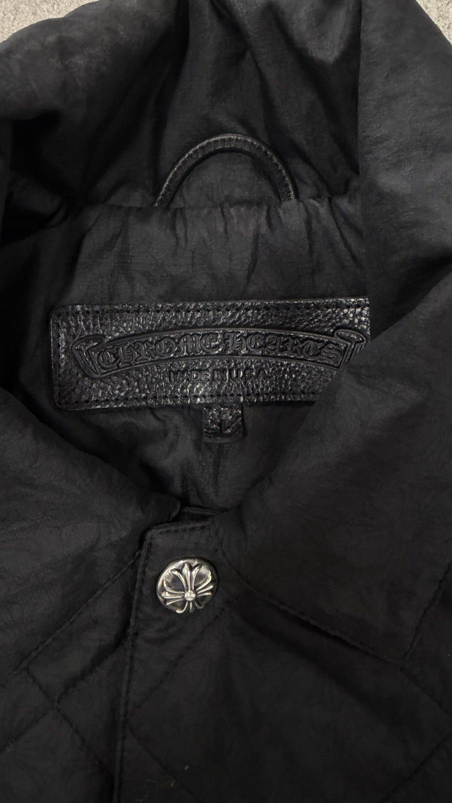 Chrome Hearts RARE!Chrome Hearts CH Embroidered Padded Shirt Jacket Size US L / EU 52-54 / 3 - 3 Thumbnail