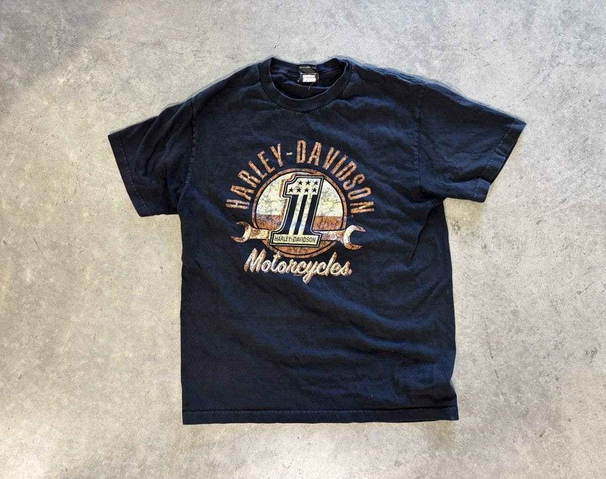 Harley Davidson × Vintage Y2K Harley Davidson Shirt Size US L / EU 52-54 / 3 - 1 Thumbnail