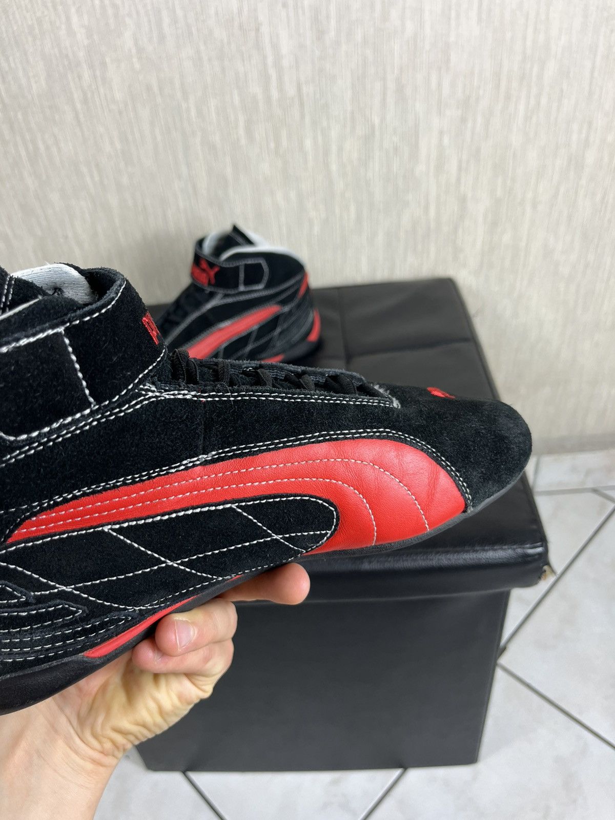 Puma × Vintage Vintage Puma y2k speed cat high racing ferrari sneaker shoes Size US 7.5 / EU 40-41 - 18 Thumbnail