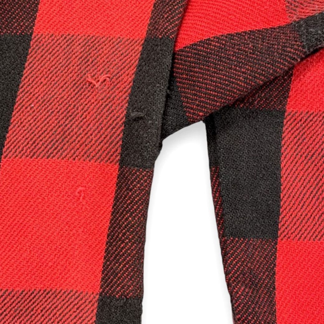 Vintage VINTAGE Five Brother Shirt Mens Adult MEDIUM Red Buffalo Plaid Flannel USA 80s Button-Up Potentials Size US M / EU 48-50 / 2 - 5 Thumbnail