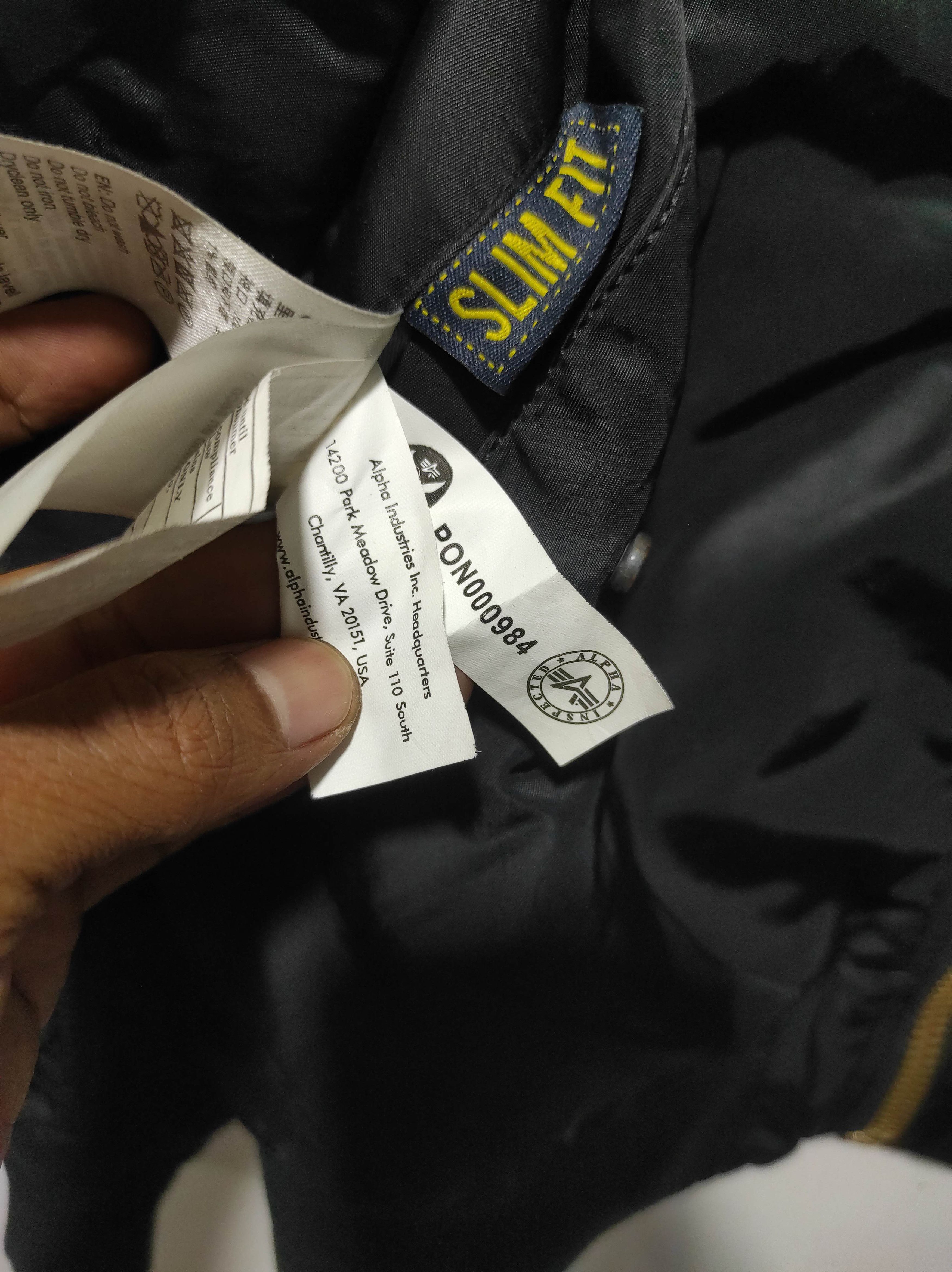 Alpha Industries Vintage Alpha Industries Riversible MA-1 Bomber Jacket Black Size US L / EU 52-54 / 3 - 10 Thumbnail