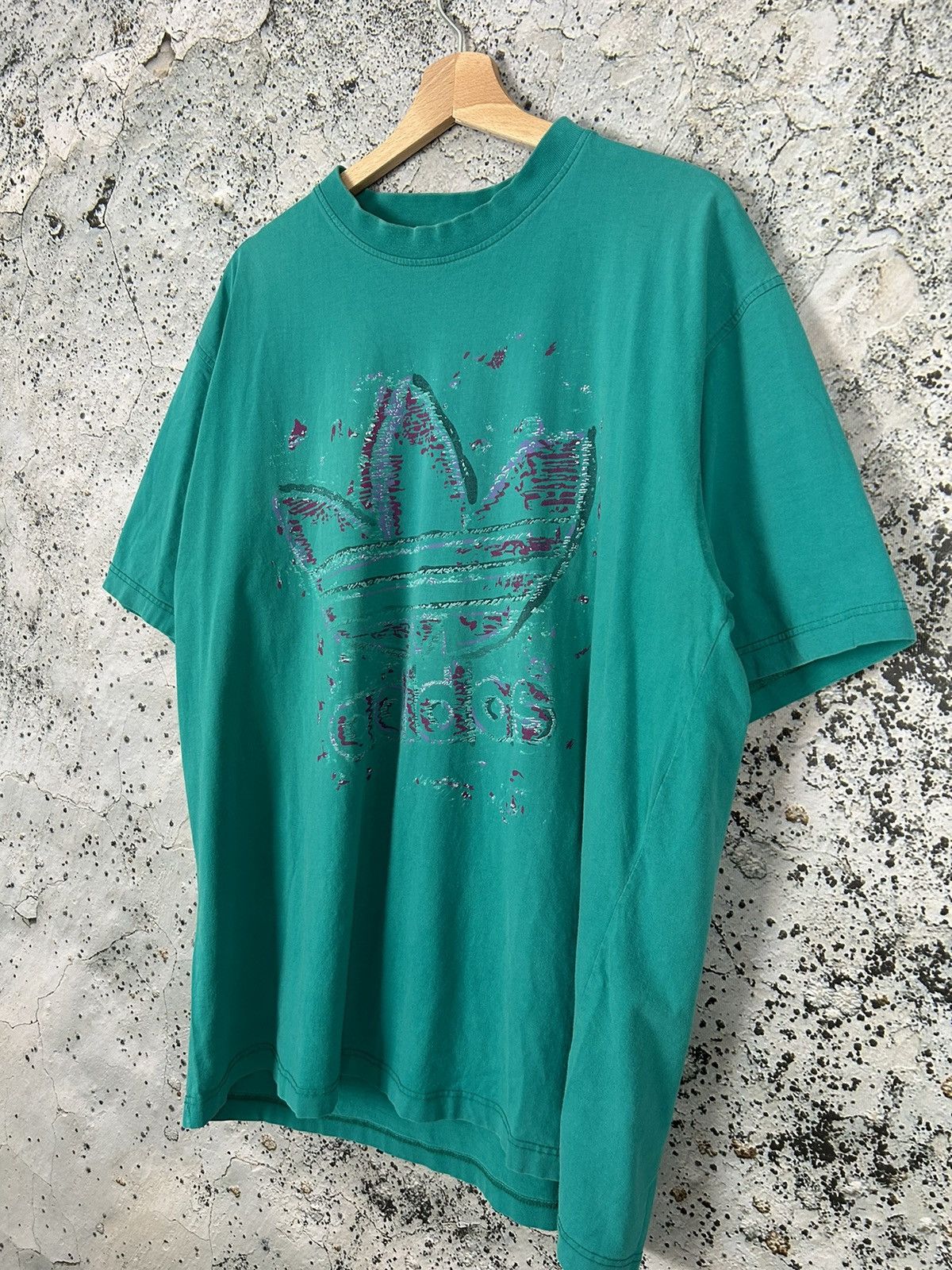 Adidas Vintage Adidas Originals 90s Retro Graphic Tee Streetwear Size US L / EU 52-54 / 3 - 2 Thumbnail