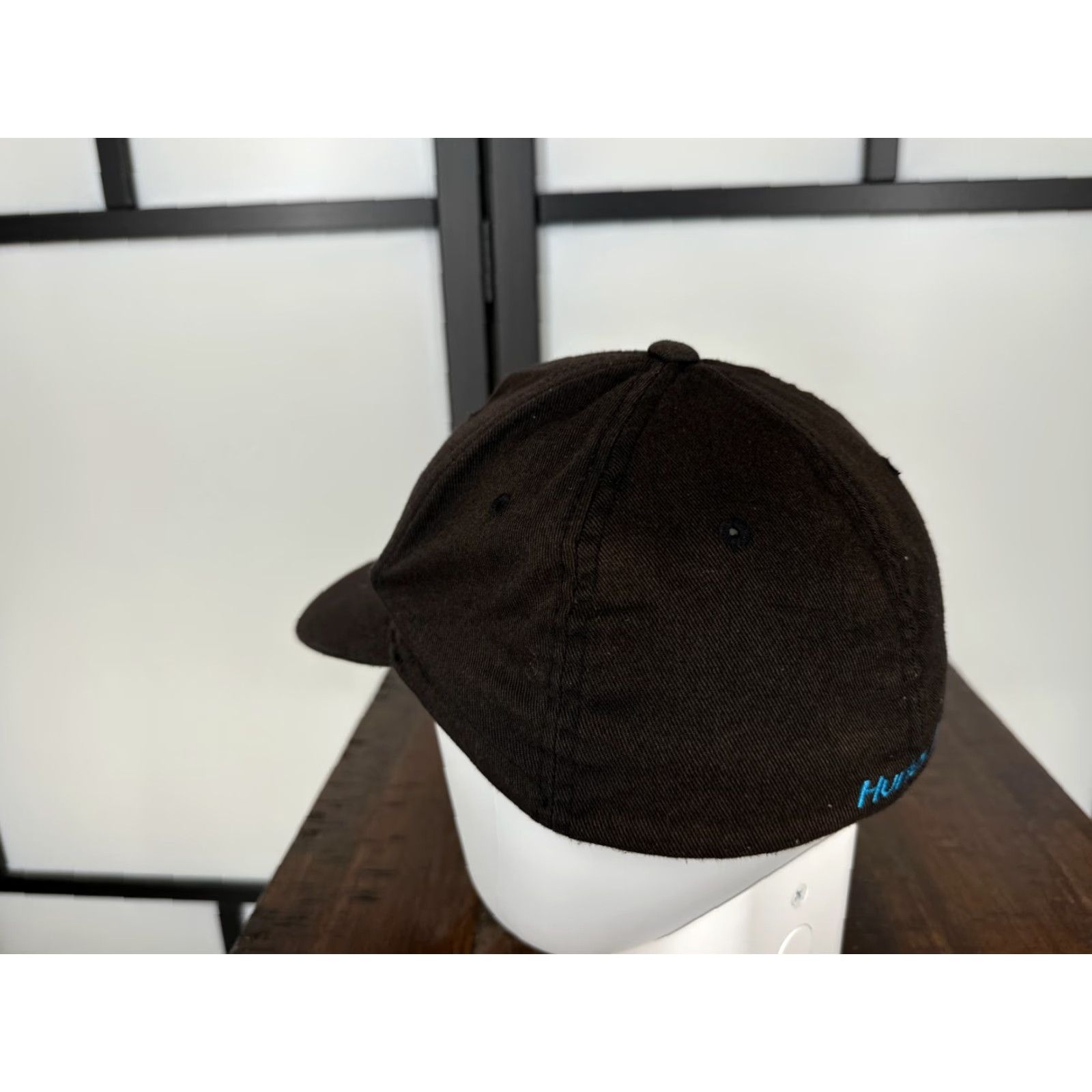Hurley Hurley Hat Cap Fitted Adult Small Medium Black White Blue Cotton Blend Twill Baseball Cap Casual Men M XS? Size ONE SIZE - 5 Thumbnail