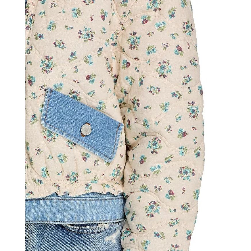 BLANKNYC BlankNYC Women Ivory Floral Oversize Bomber Jacket Size XS Size XS / US 0-2 / IT 36-38 - 3 Thumbnail