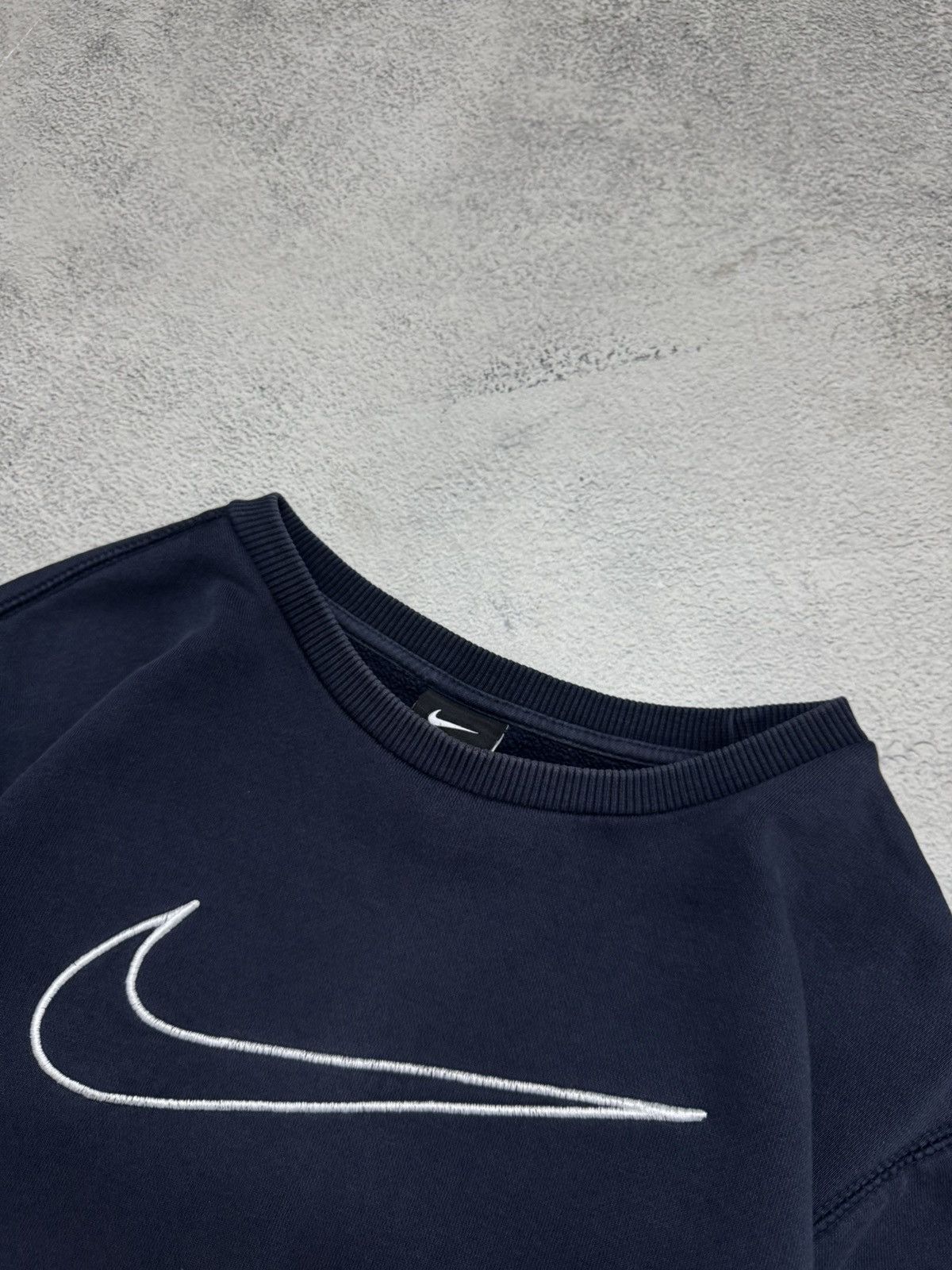 Nike Vintage Y2k NIKE Big Swoosh SWEATSHIRT 90’s Size M / US 6-8 / IT 42-44 - 9 Thumbnail