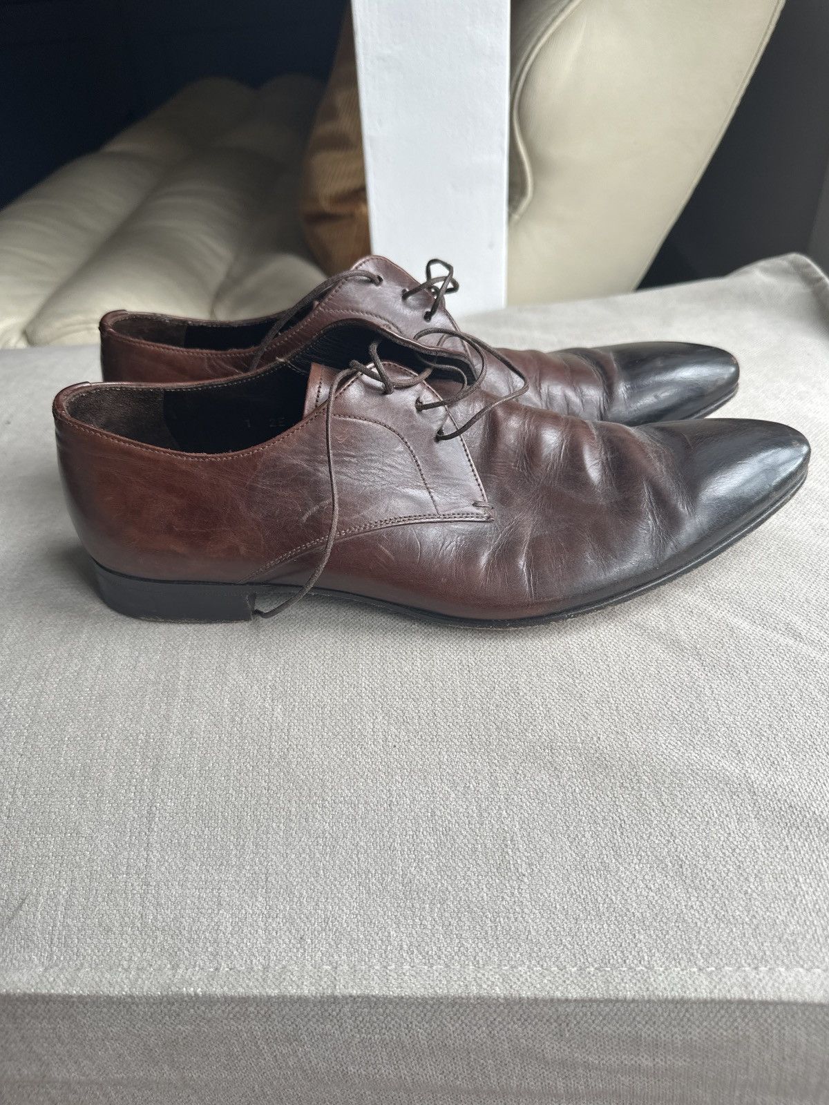 Prada Prada Brown Formal Dress Shoes US 7 Size US 7 / EU 40 - 1 Thumbnail