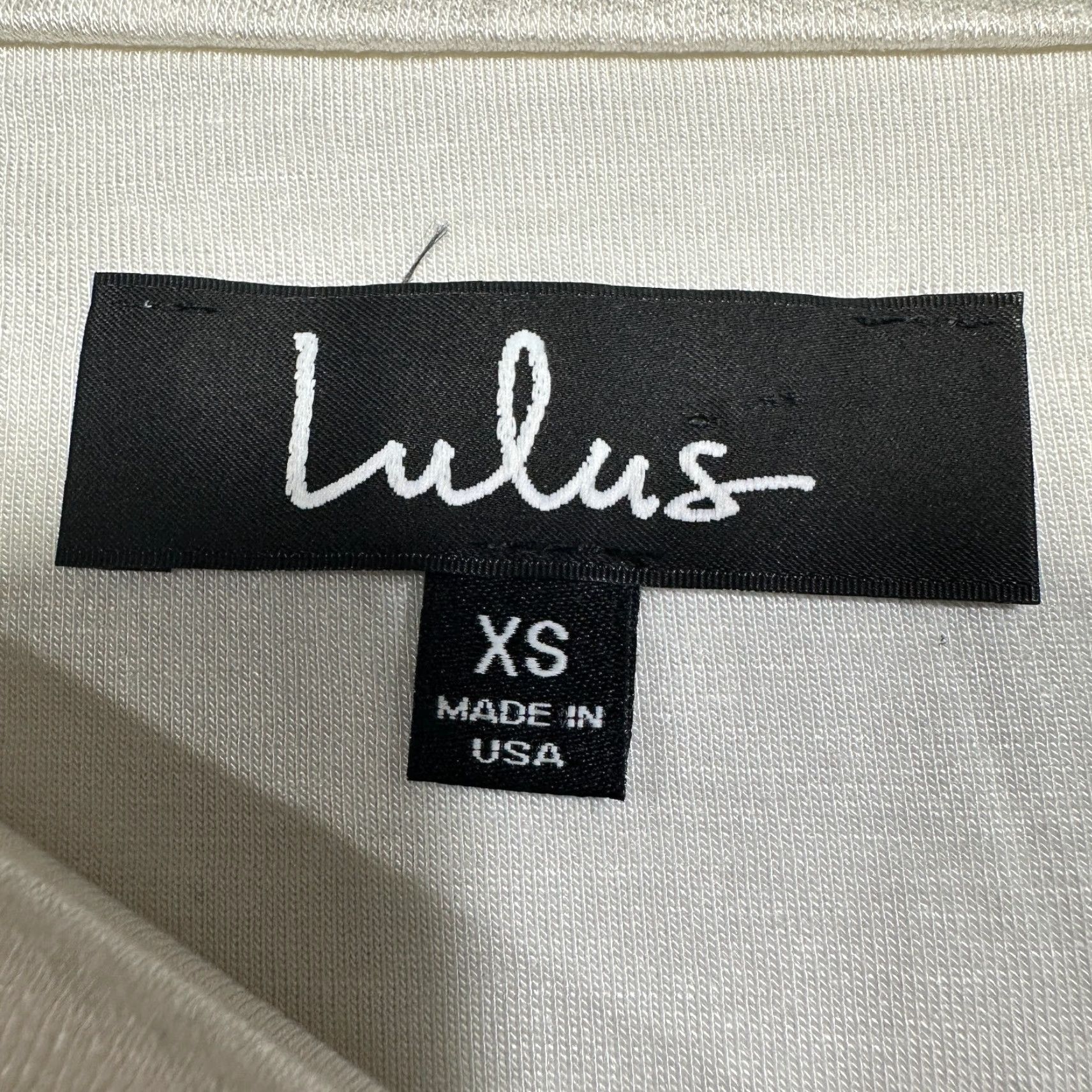 Lulus Lulus Skirt Womens XS Ivory Stretch Knit Pencil Lined Elastic Waist Pull On NEW Size 26" / US 2 / IT 38 - 3 Thumbnail