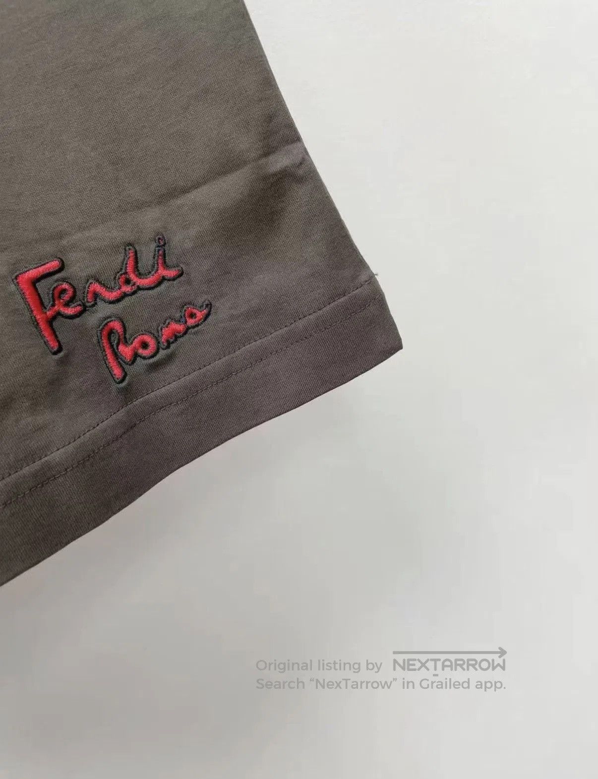 Fendi Gray Short Sleeve Key Graphic T. Size US L / EU 52-54 / 3 - 4 Thumbnail