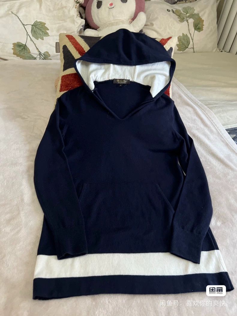 Loro Piana LORO PIANA Capsule series cashmere cap sweater Size S / US 4 / IT 40 - 1 Thumbnail