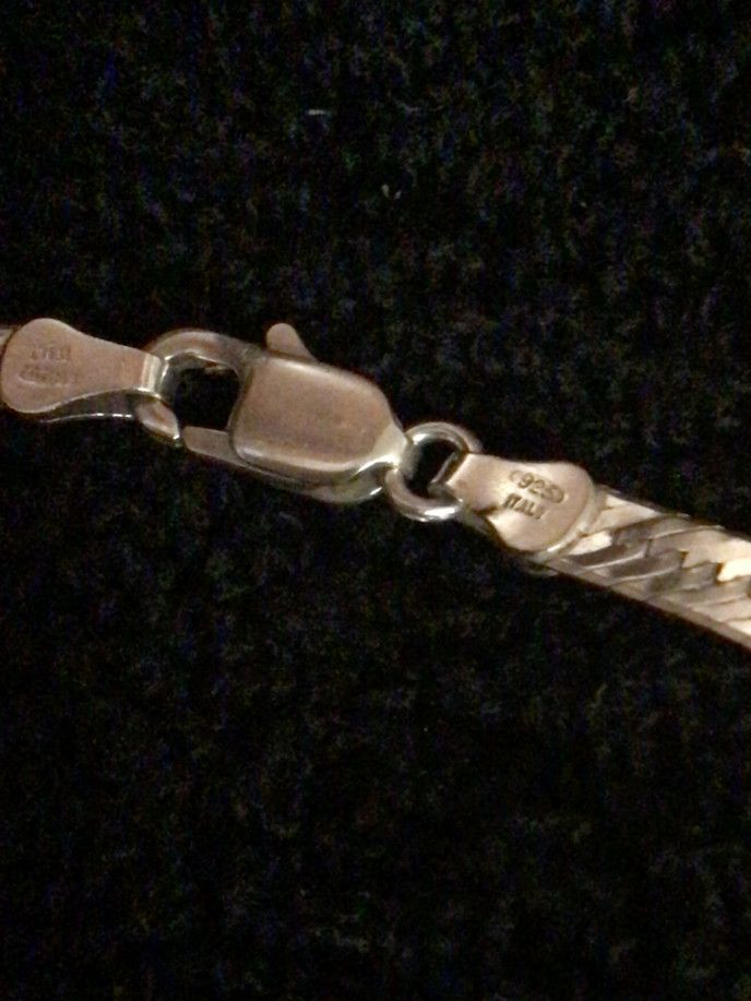 Other mens 925 sterling silver herringbone necklace Size ONE SIZE - 7 Thumbnail