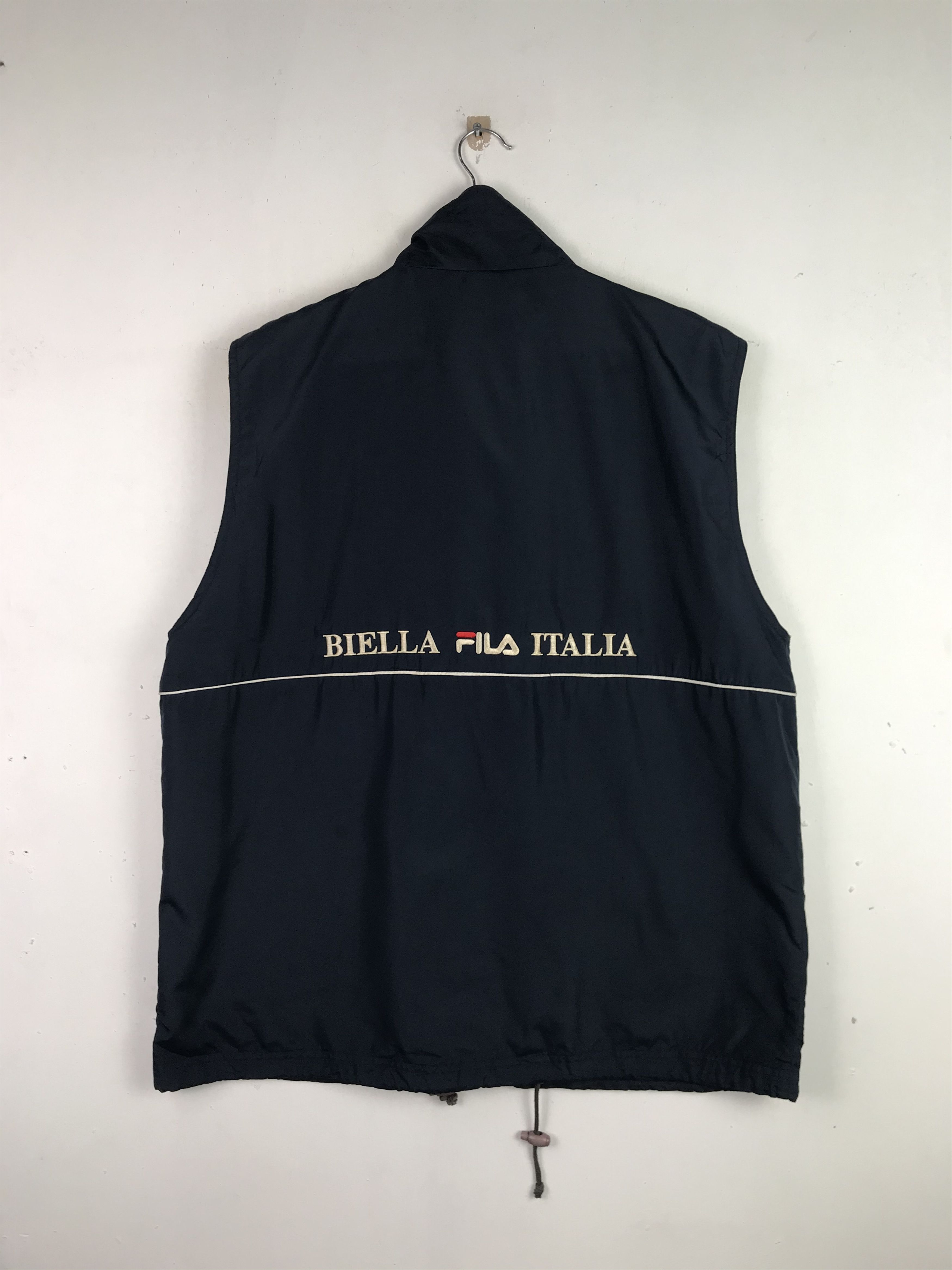 Fila × Japanese Brand × Vintage Vintage 90's Fila Full Zipper Vest Size US L / EU 52-54 / 3 - 2 Thumbnail