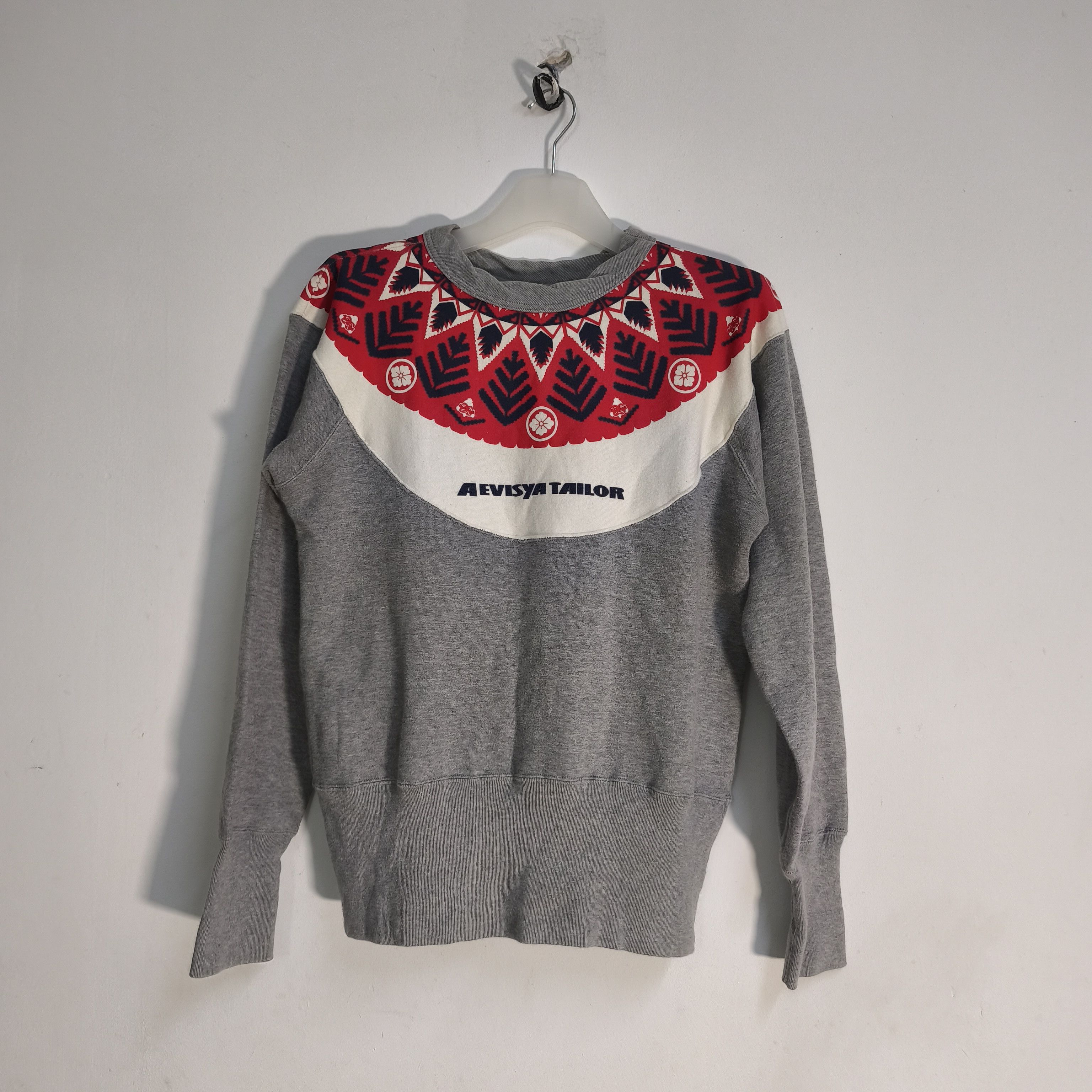 Evisu × Vintage 90's Evis Sweatshirt Size US M / EU 48-50 / 2 - 1 Thumbnail