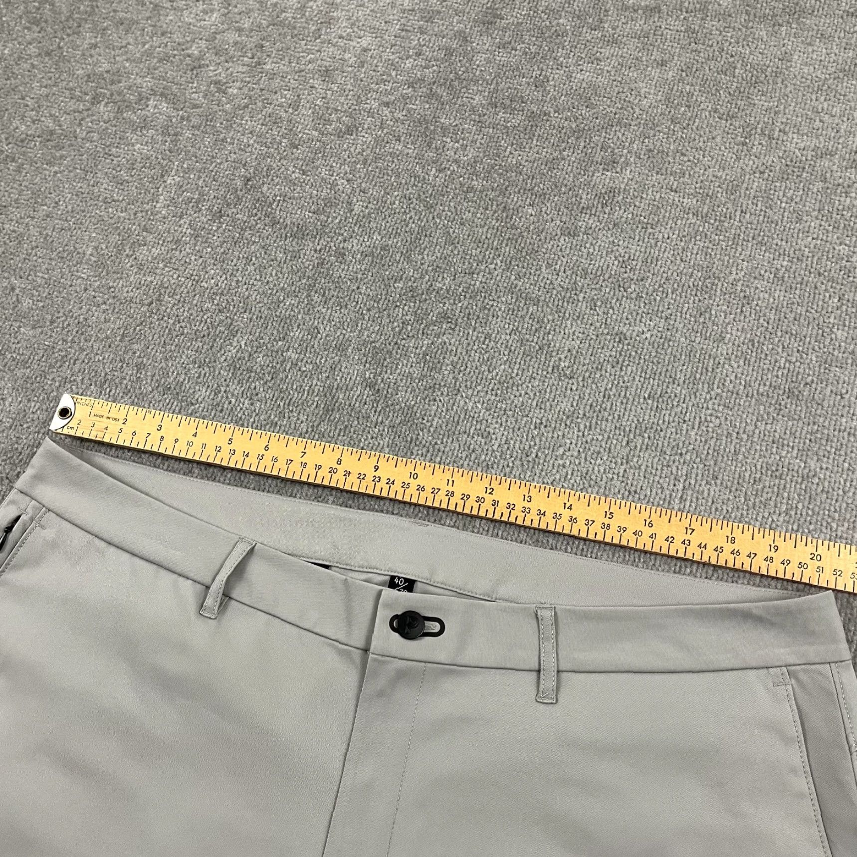 Vintage Public Rec Chino Pants Mens 40 x 30 Gray Straight Leg Travel Golf Office Casual Size US 40 / EU 56 - 5 Thumbnail