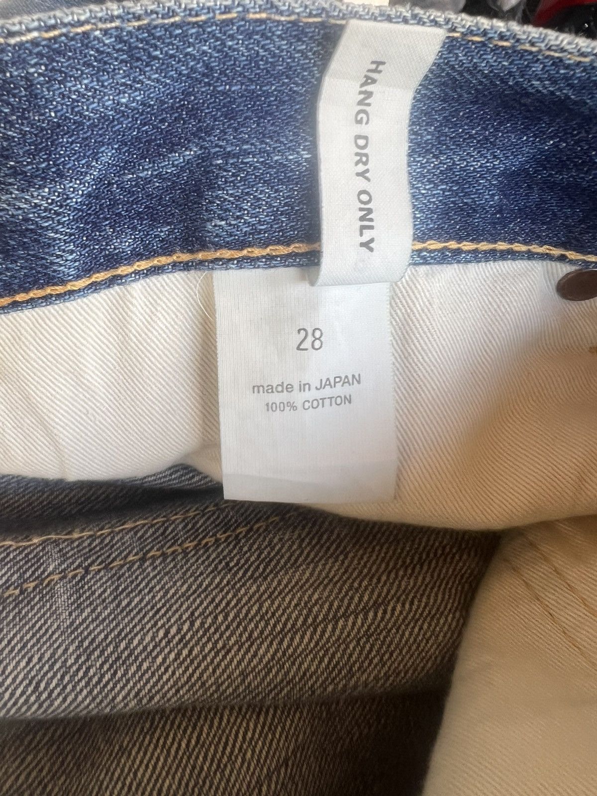 Chimala Chimala Japan Distressed Faded Denim Selvedge Jeans Size US 31 - 24 Thumbnail